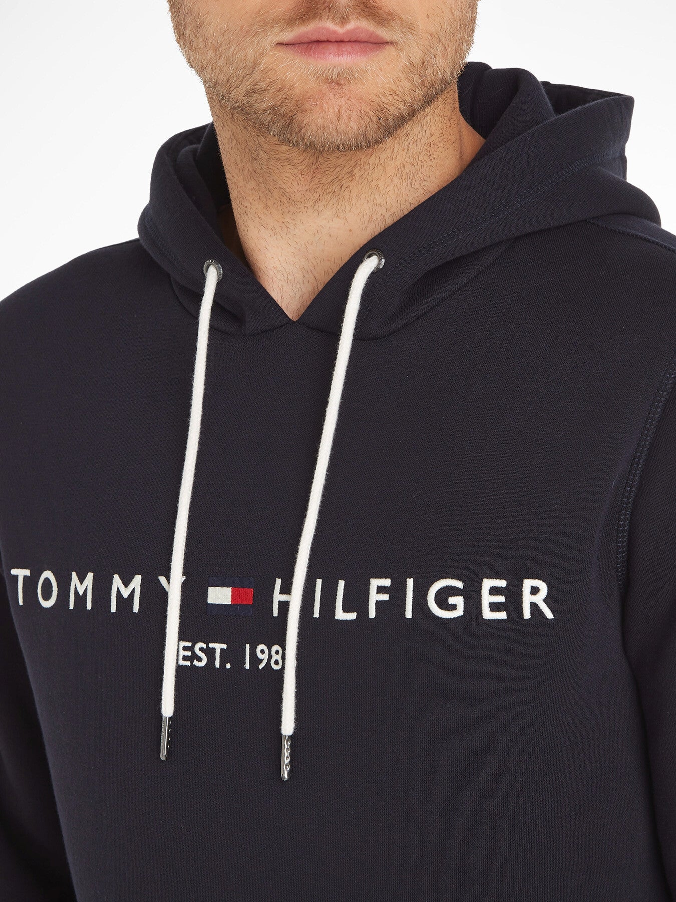 Core Tommy Logo Hoody - Image 4