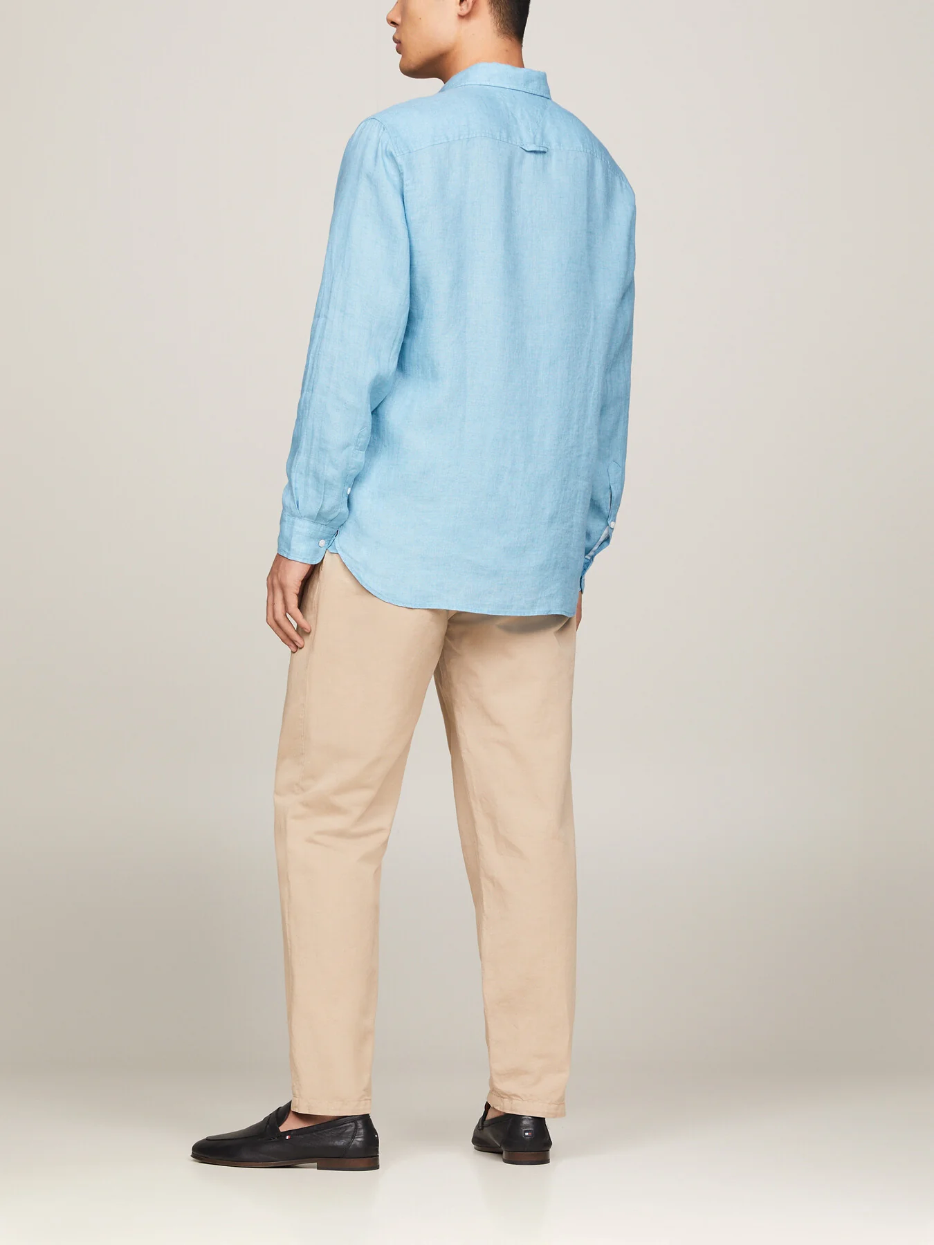 Pigment Dyed Linen Regular Fit Shirt - Image 2