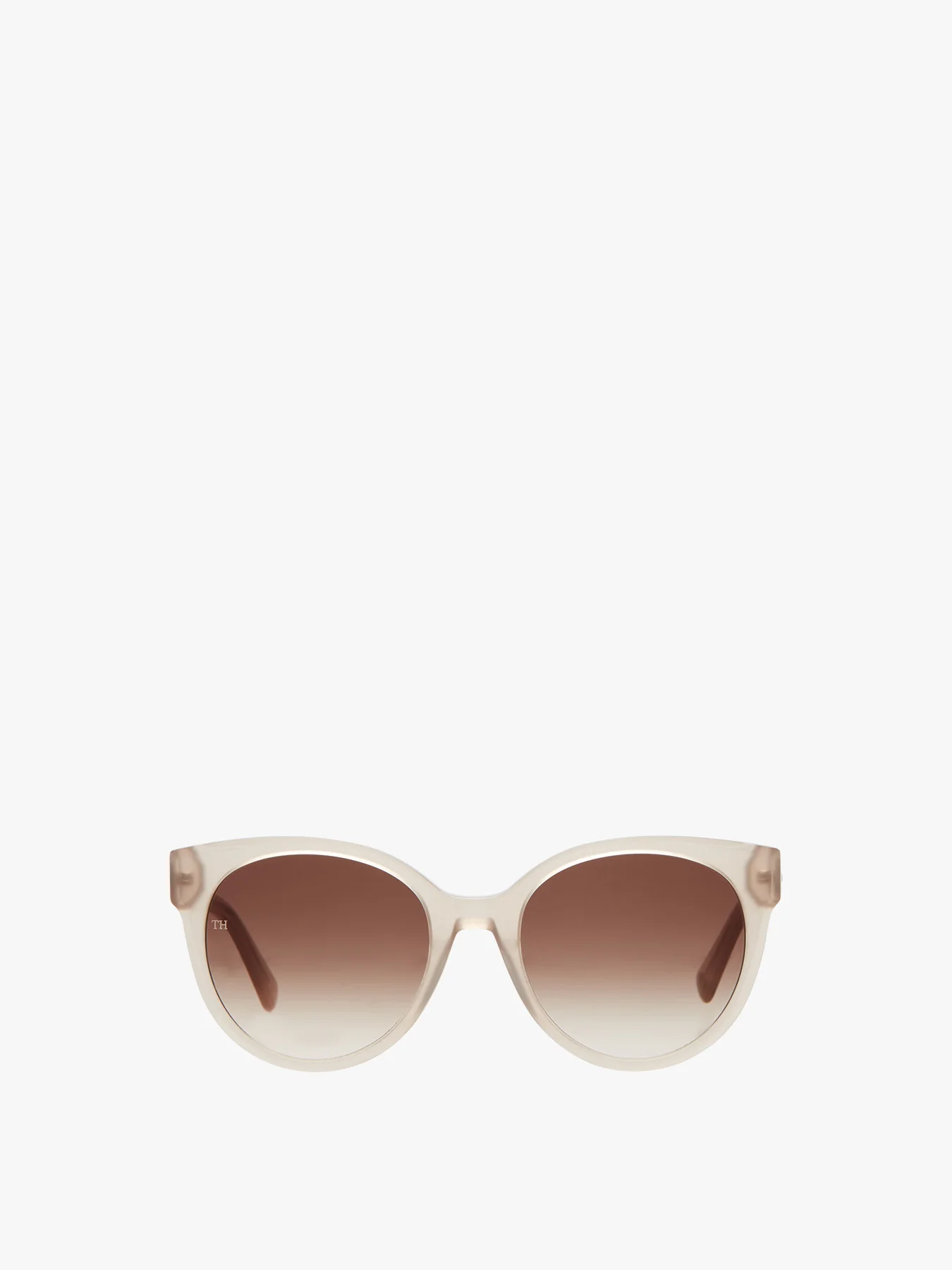 TH 1885S Acetate Round Cat Eye Sunglasses
