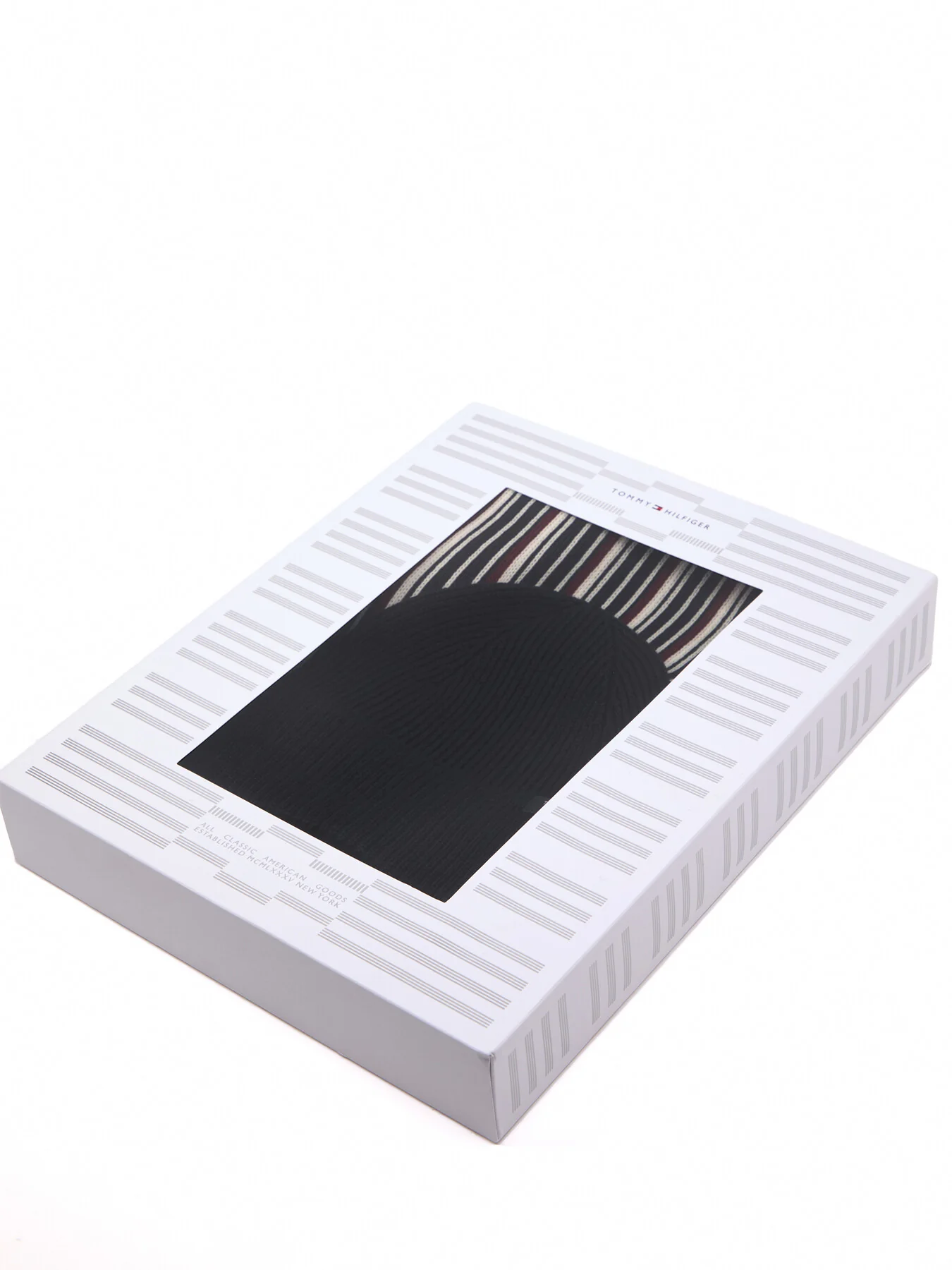 Striped Scarf and Beanie Gift Set - Image 4
