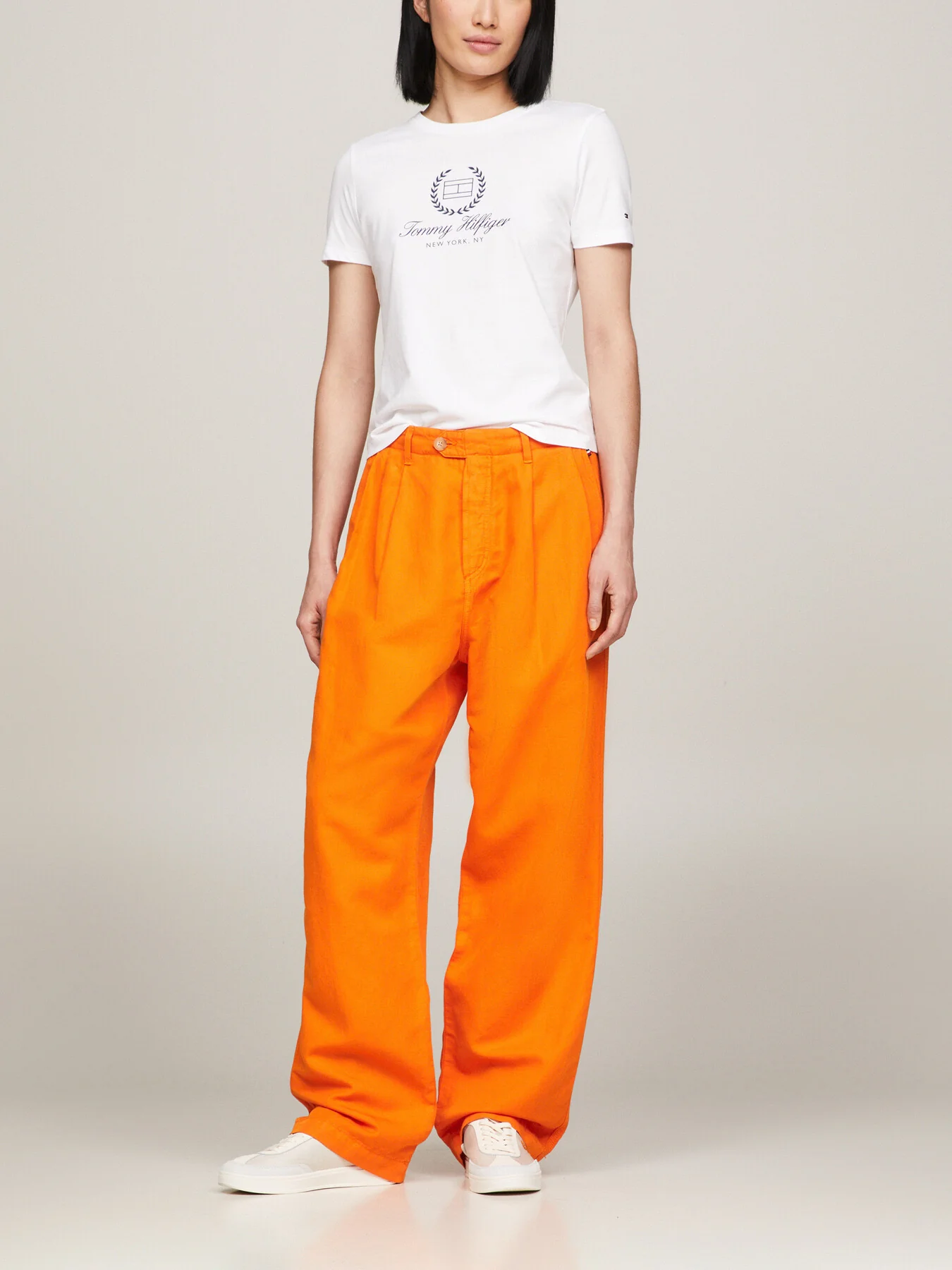 Crew Neck Logo Slim Fit T-Shirt - Image 5