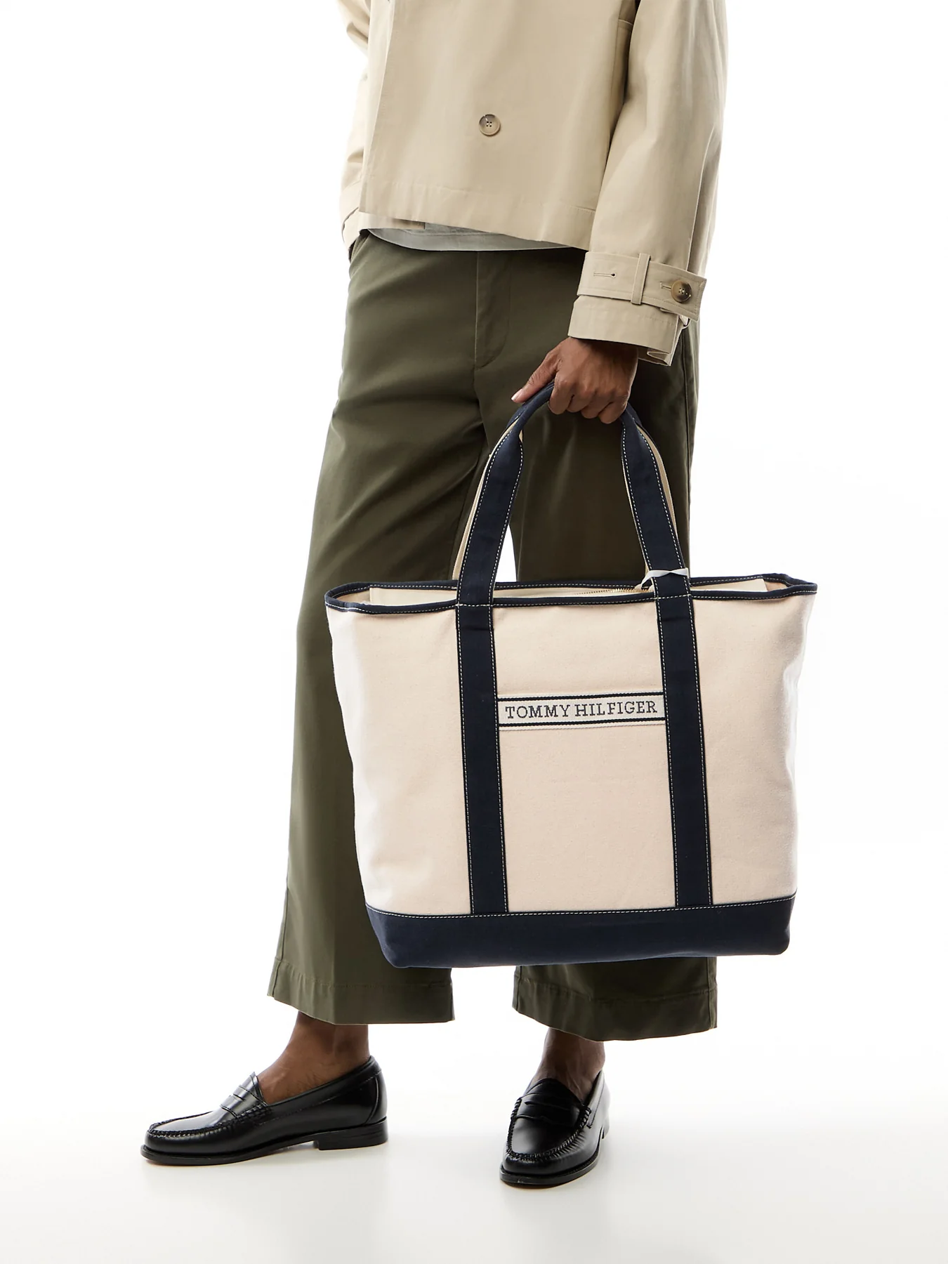 Summer Canvas Beach Tote Bag - Image 2