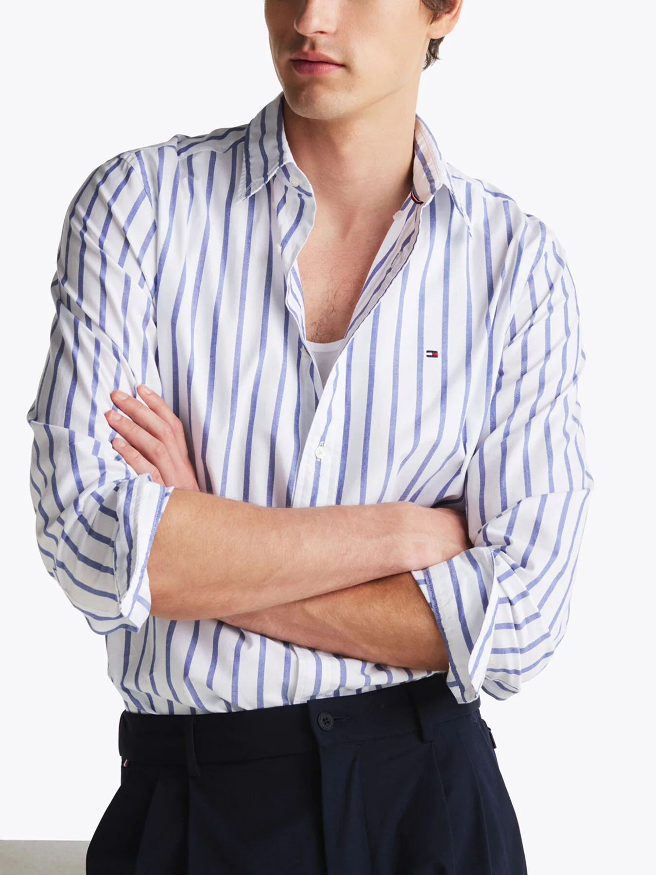 Regular Fit Flex Cotton Poplin Naut - Image 4
