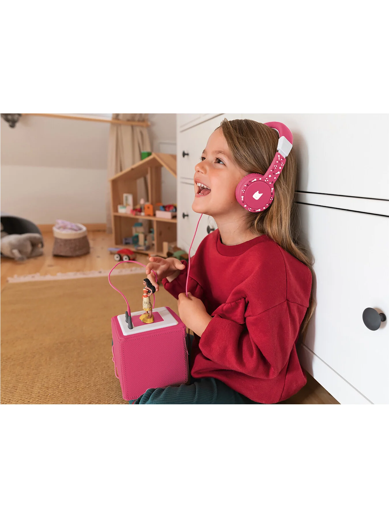 Foldable Headphones - Pink - Image 4