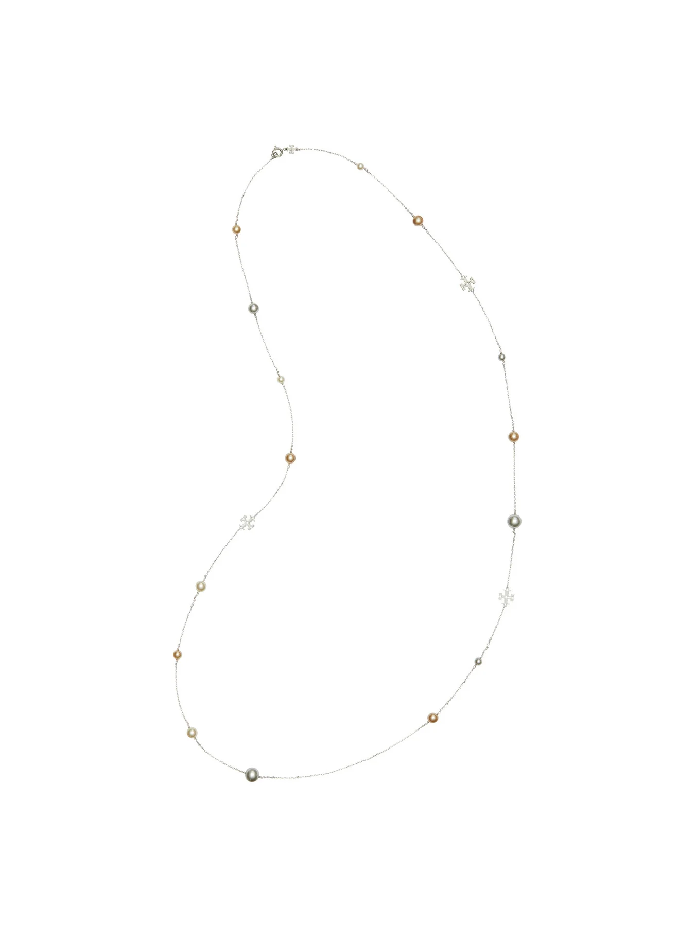 Delicate Kira Pearl Long Necklace - Image 3
