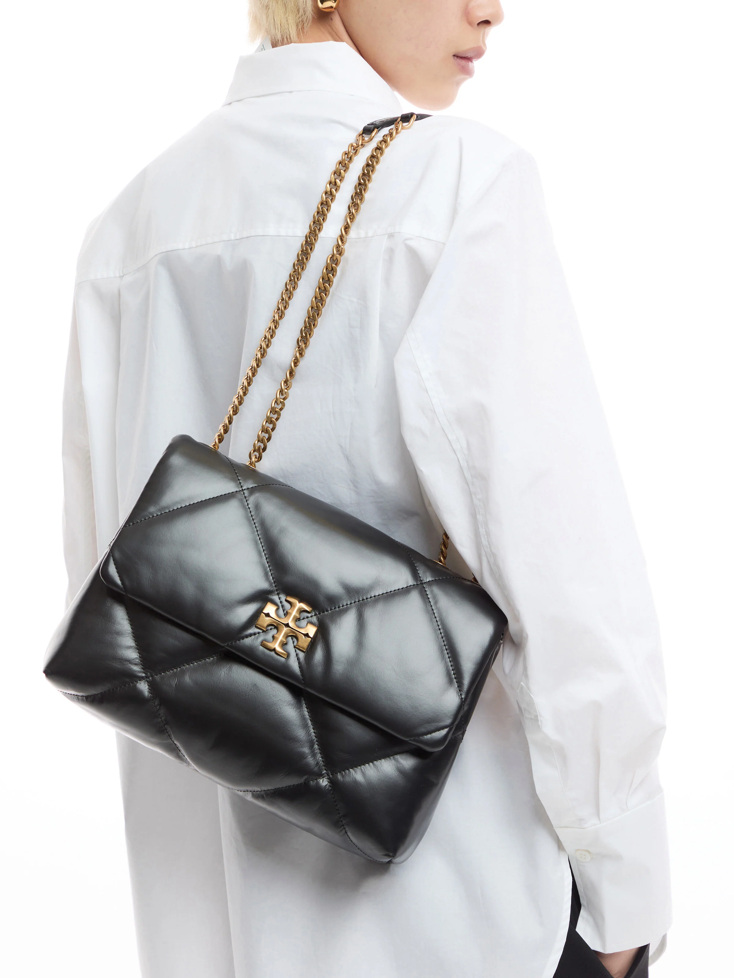 Kira Diamond Quilt Convertible Shoulder Bag - Image 2