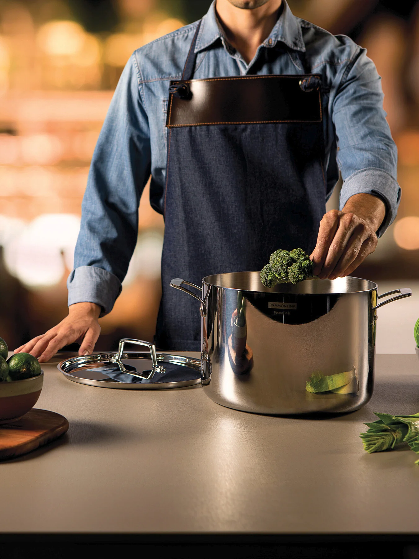 Grano Tri-Ply Stainless Steel Stock Pot 7.7L - Image 6