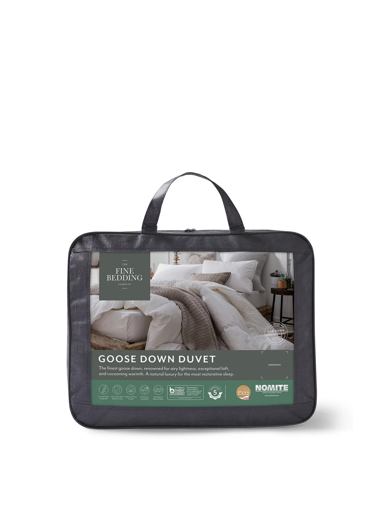 Goose Down Duvet 10.5 Tog White