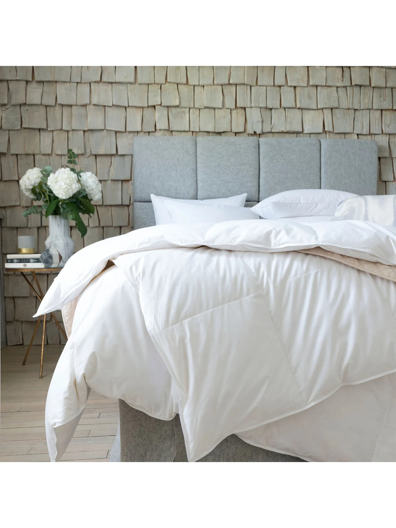 Goose Feather and Down Duvet 13.5 Tog White - Image 3