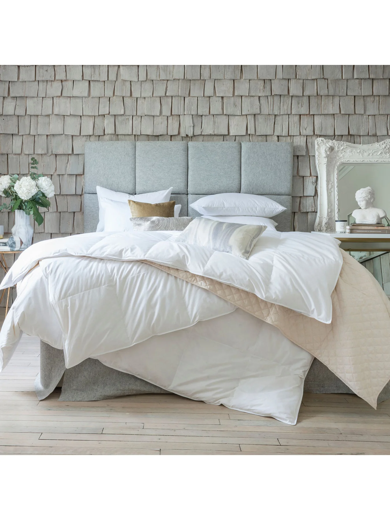 Goose Feather and Down Duvet 13.5 Tog White - Image 4