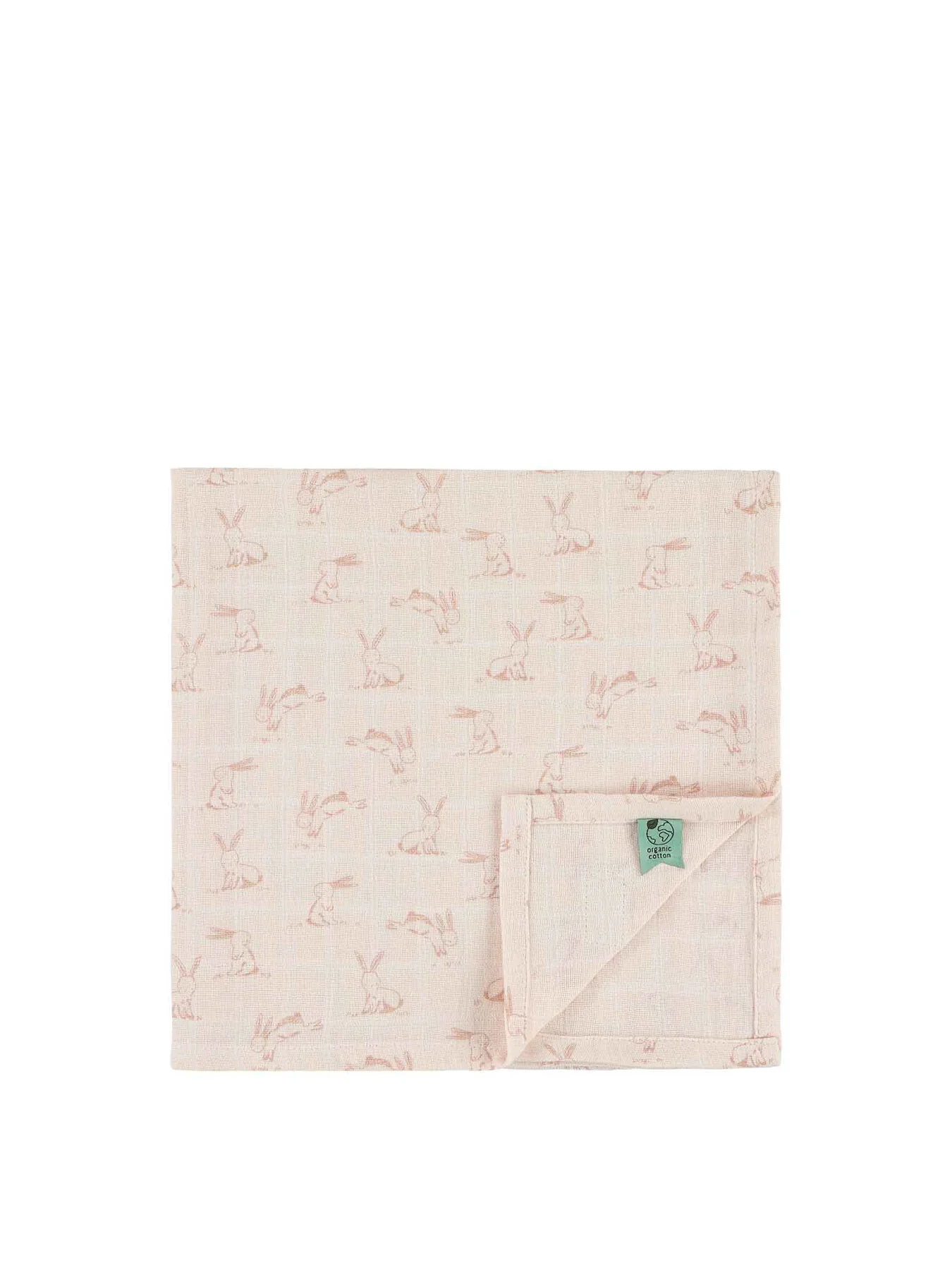 Muslin cloths 3 pack mix Rosy Rabbit - Image 4