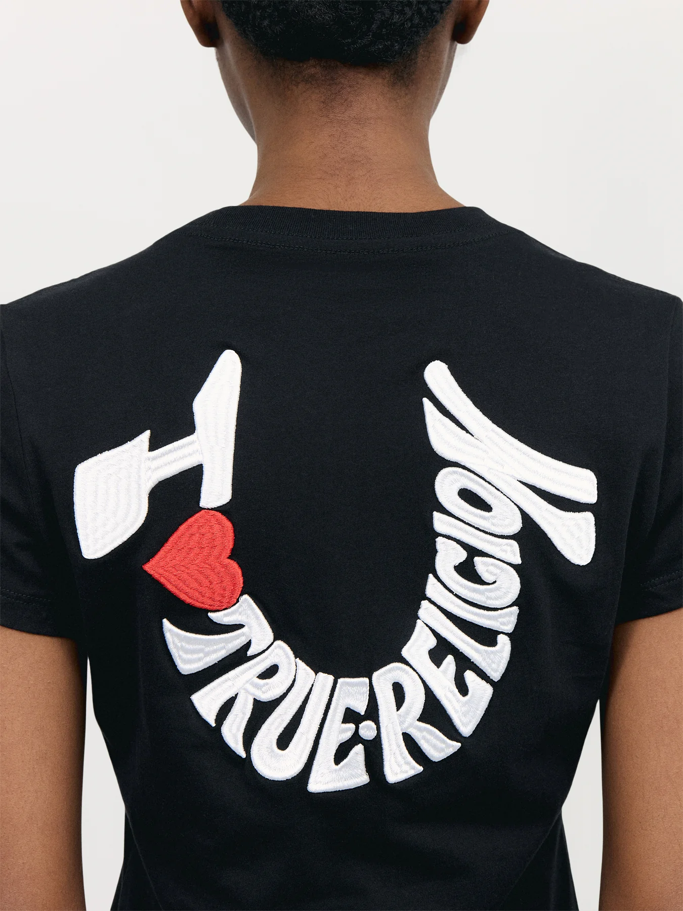 Embroidered True Religion Tee - Image 3