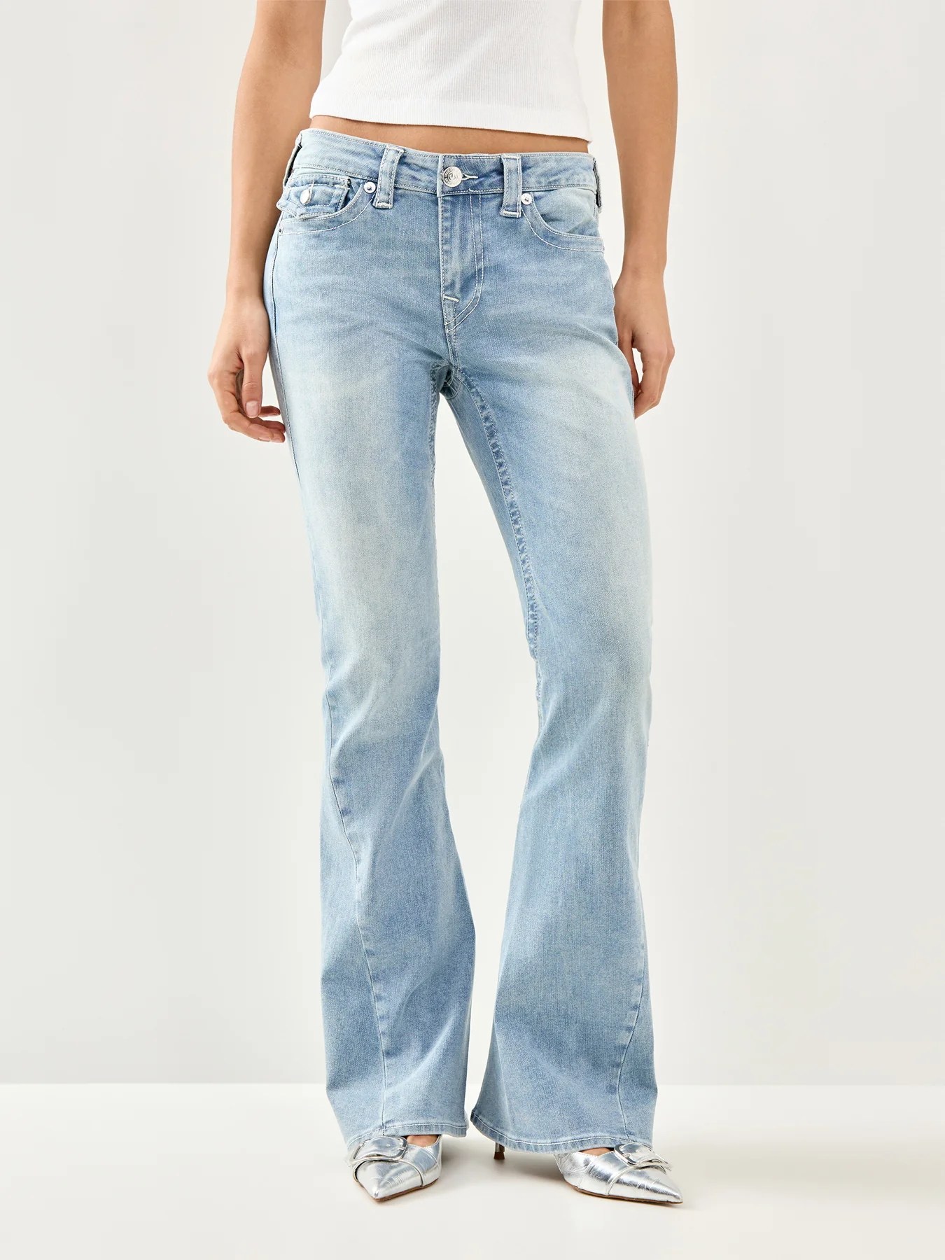 Joey Mid Rise Flare Flap - Image 4