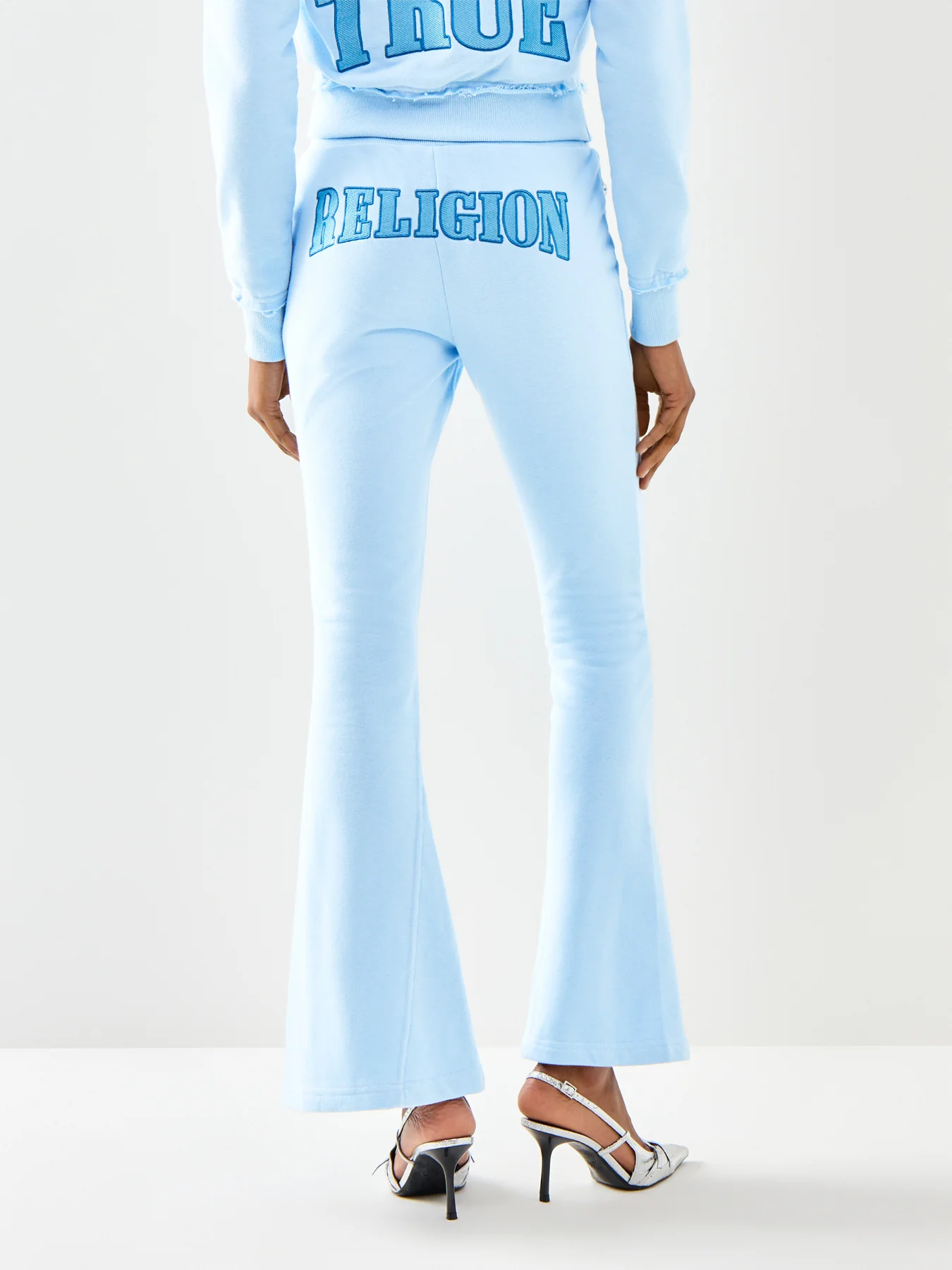 Mr Joey Flare Terry Pants Raw Edge - Image 5