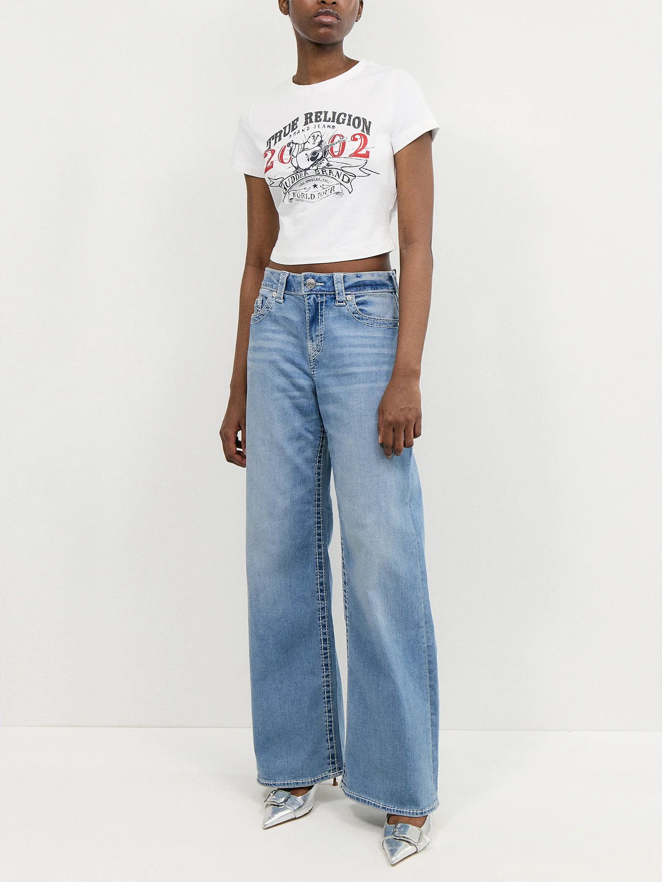 OG Crystal Buddha SS Baby Tee - Image 2
