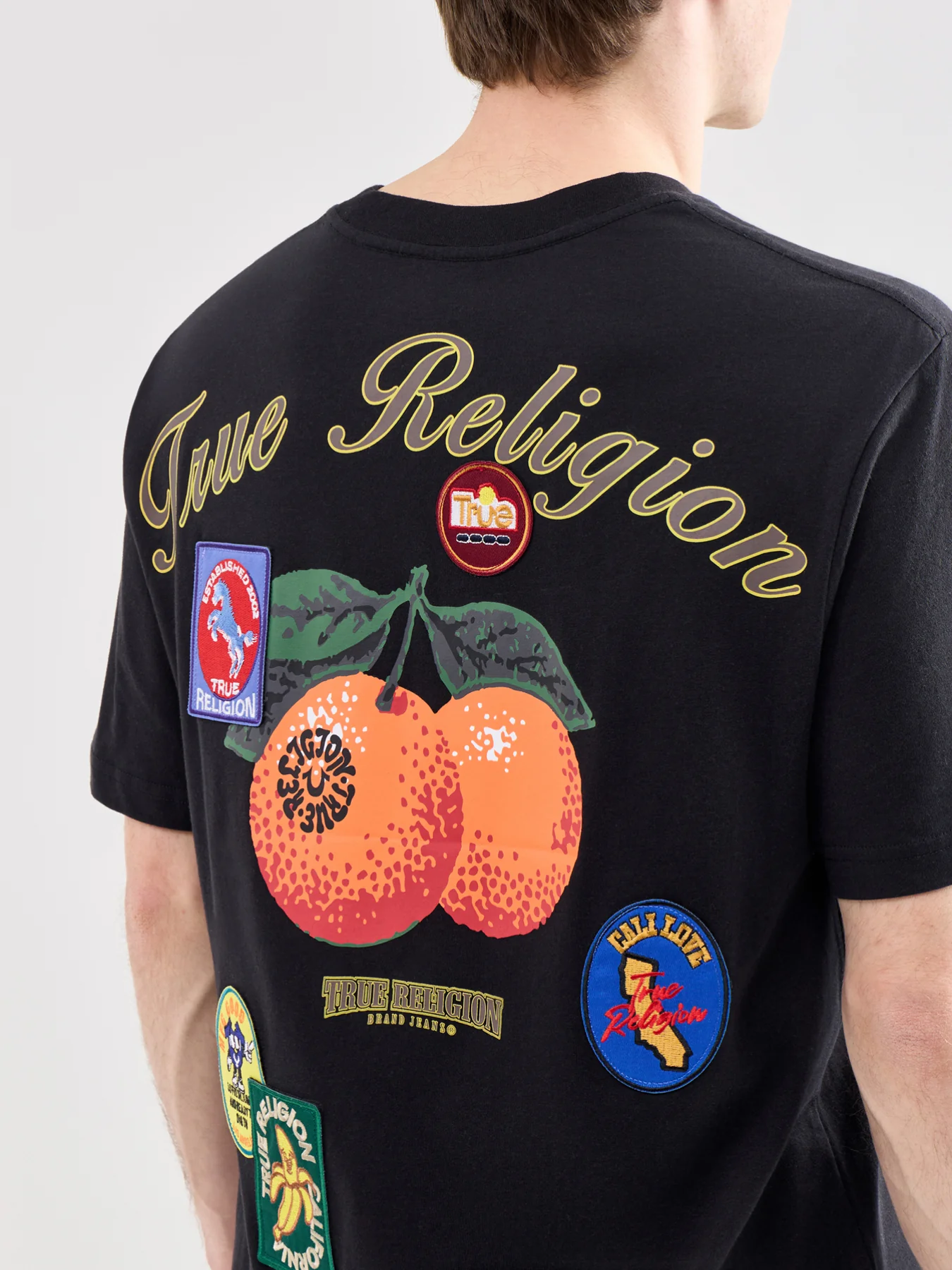 Graphic Cotton T-Shirt Black - Image 3