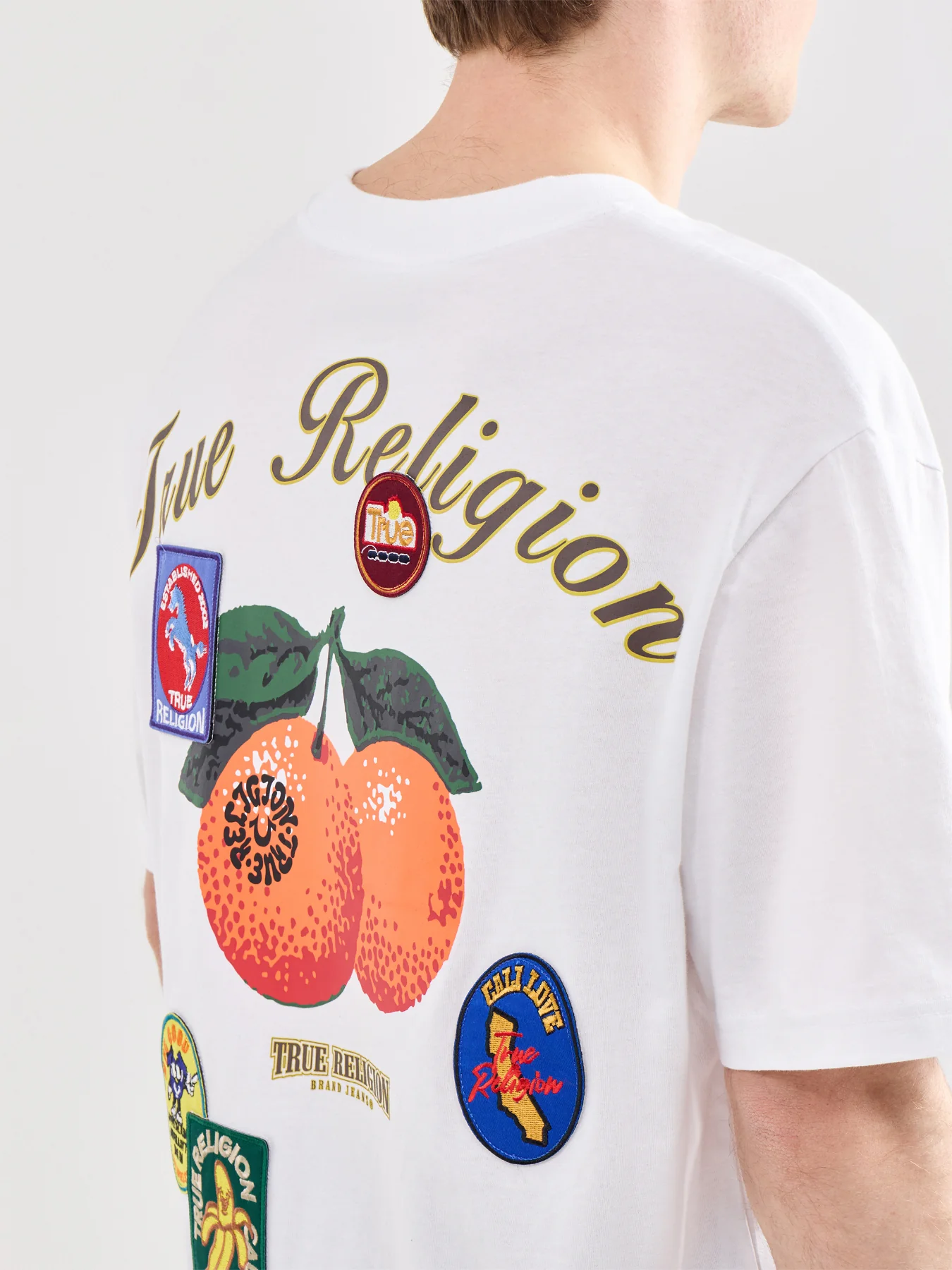 Graphic Cotton T-Shirt White - Image 3