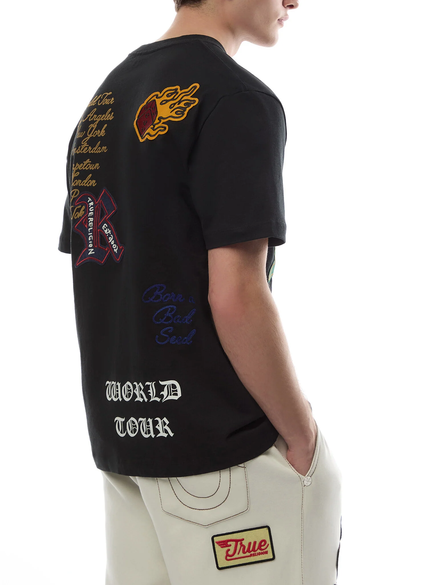 Patch Embroidery T Shirt - Image 5