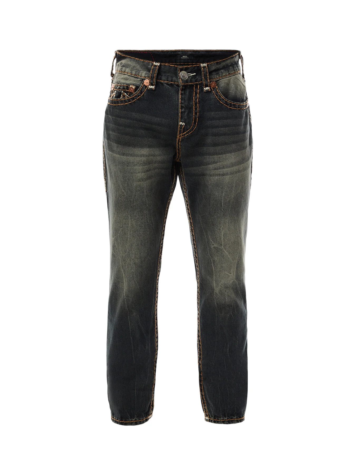 Rocco Super T No Flap Quadruple Logo Jeans