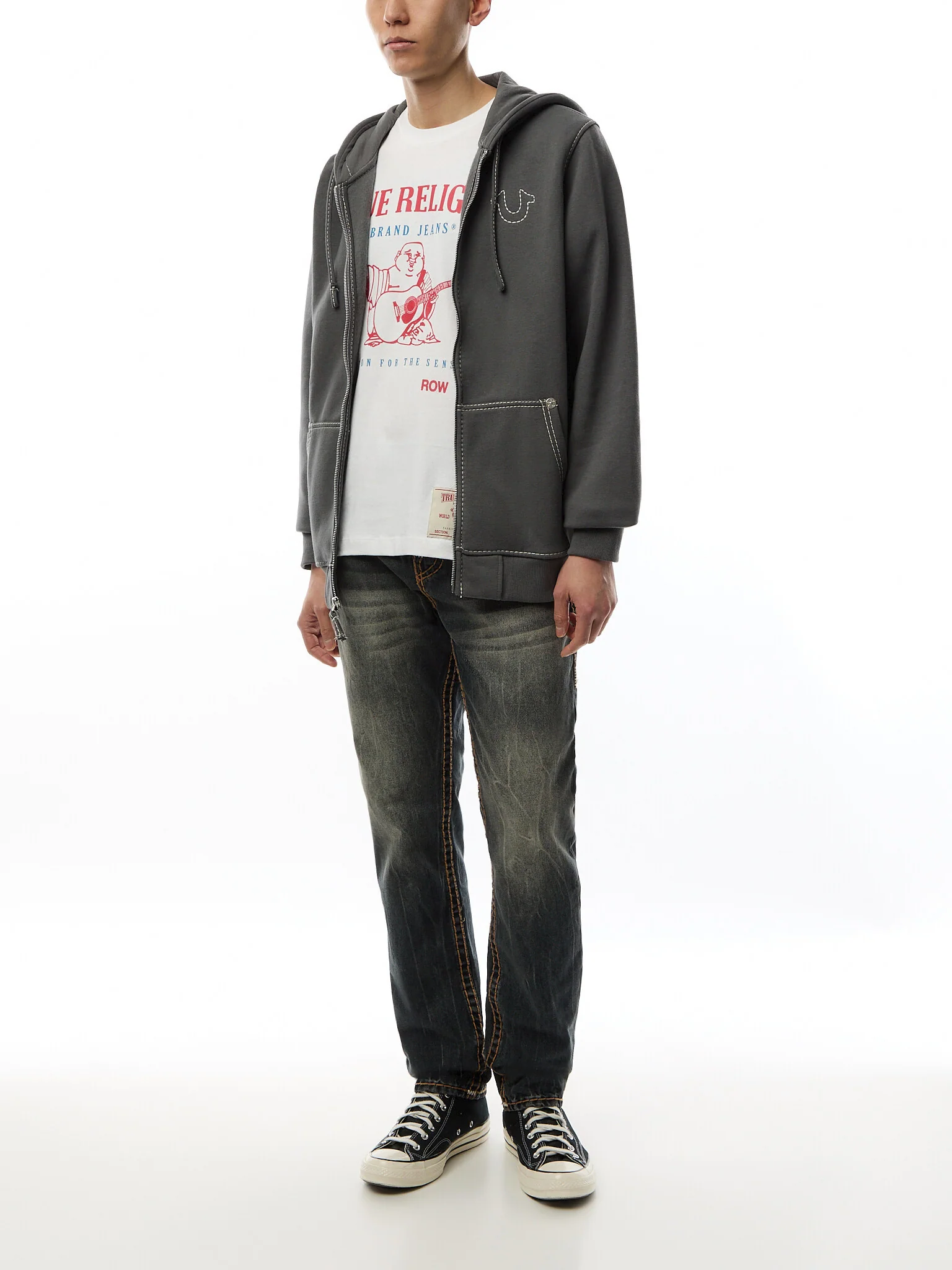 Rocco Super T No Flap Quadruple Logo Jeans - Image 2