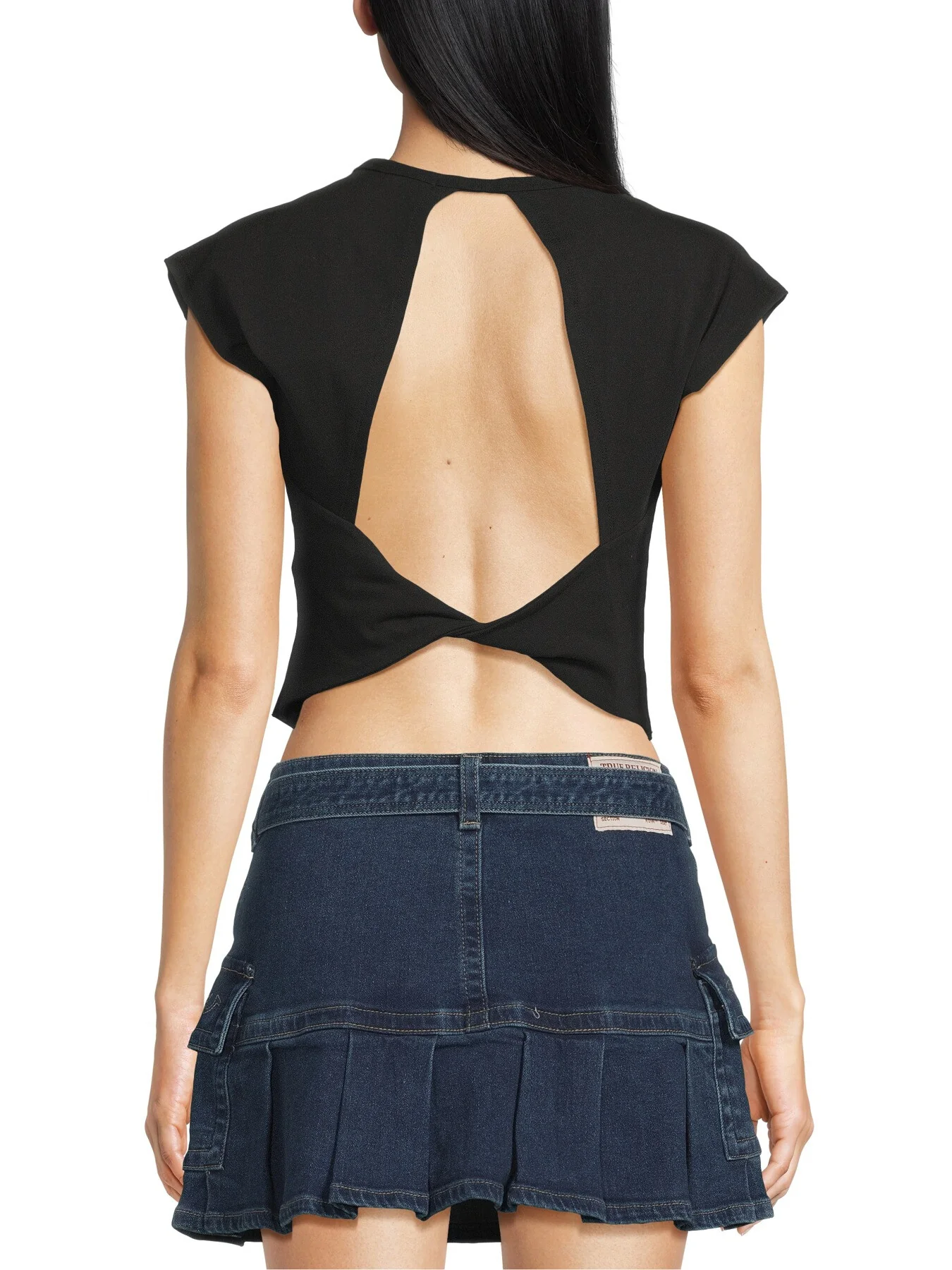Faded Logo Cutout Top - Image 5