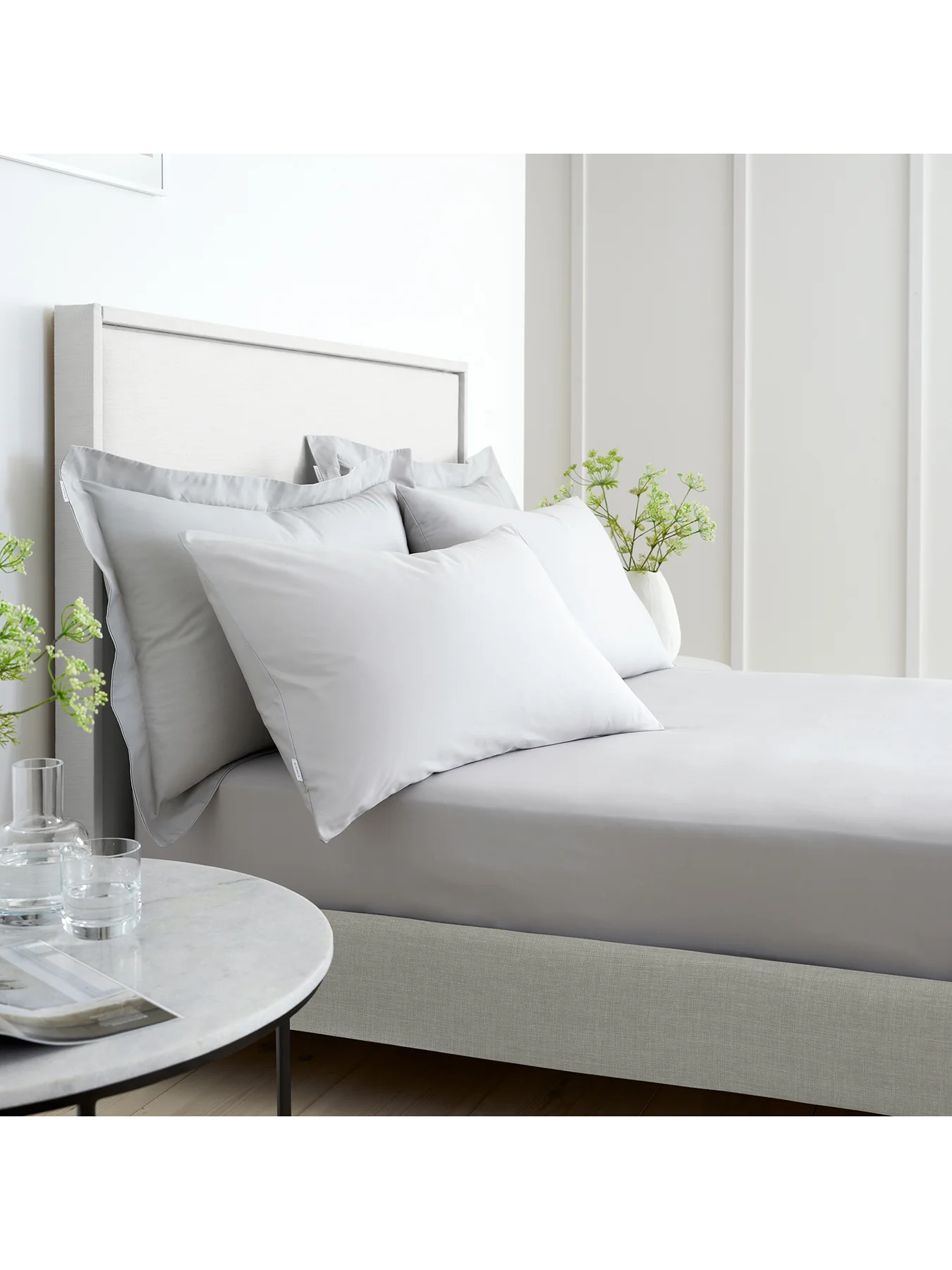 Bianca 200TC Cotton Percale Grey by Turner Bianca - Image 2