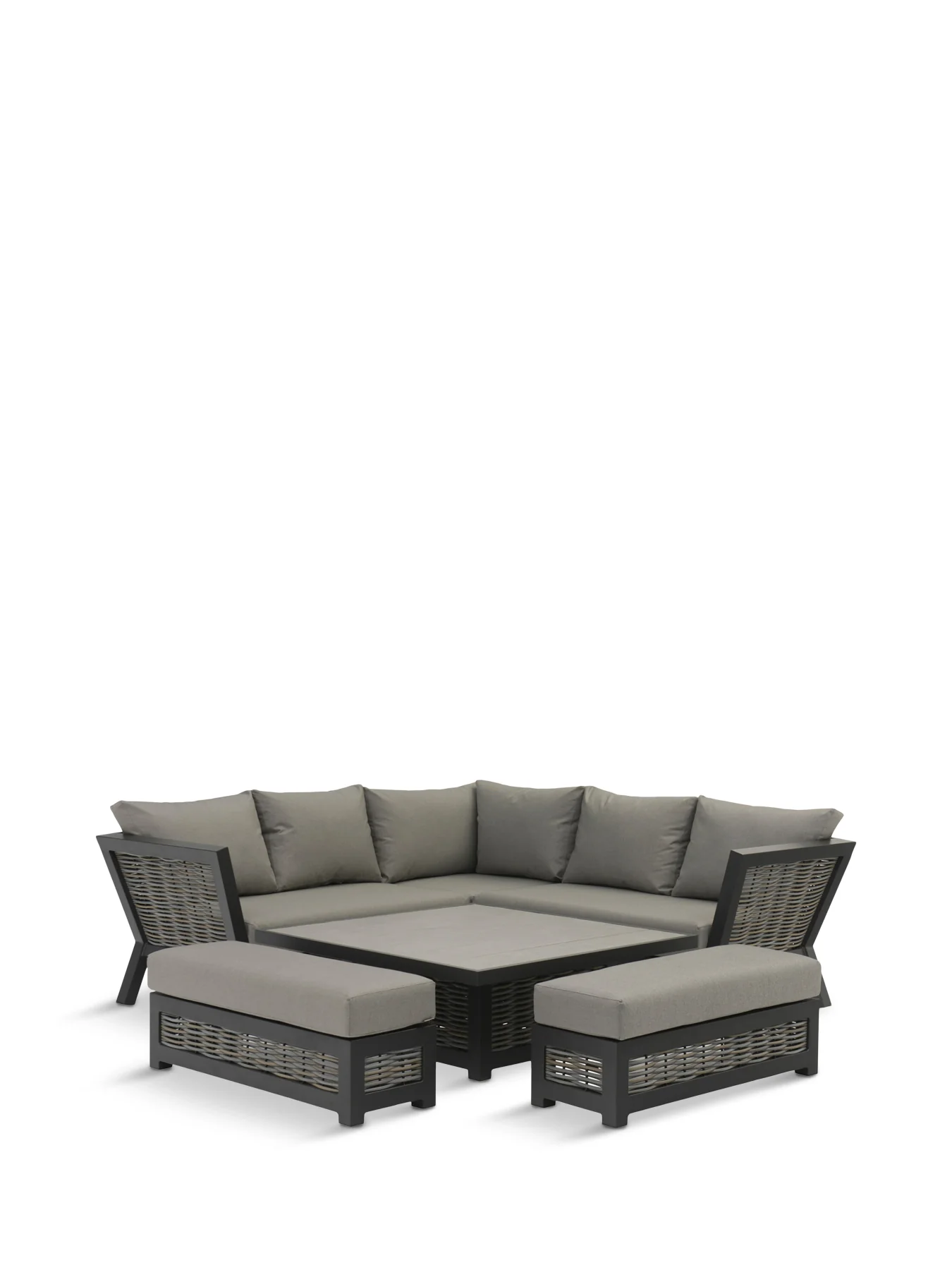 Tuscan Square Sofa with Square Piston Table & 2 Benches - Image 3