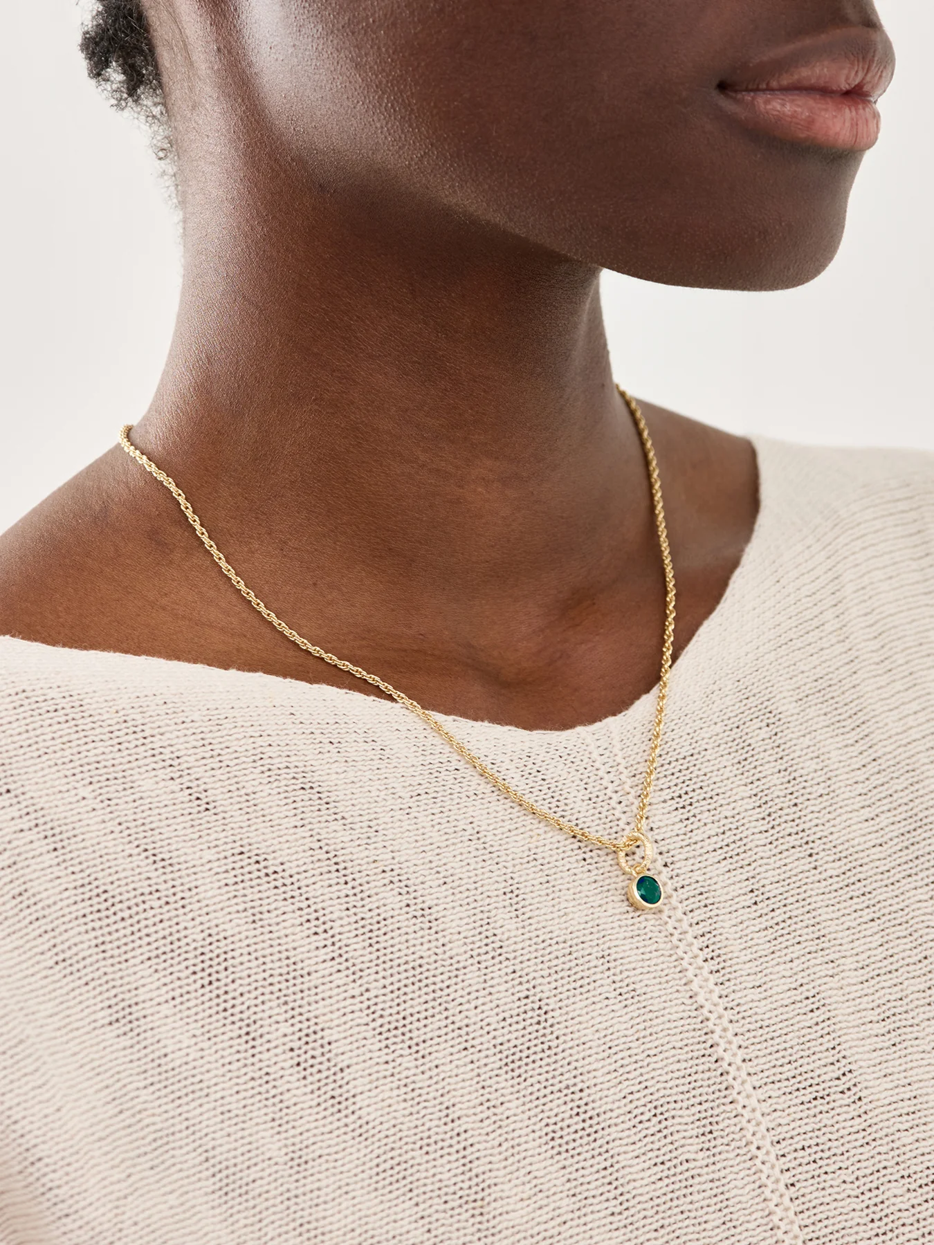 Peridot Birthstone Necklace - Image 2