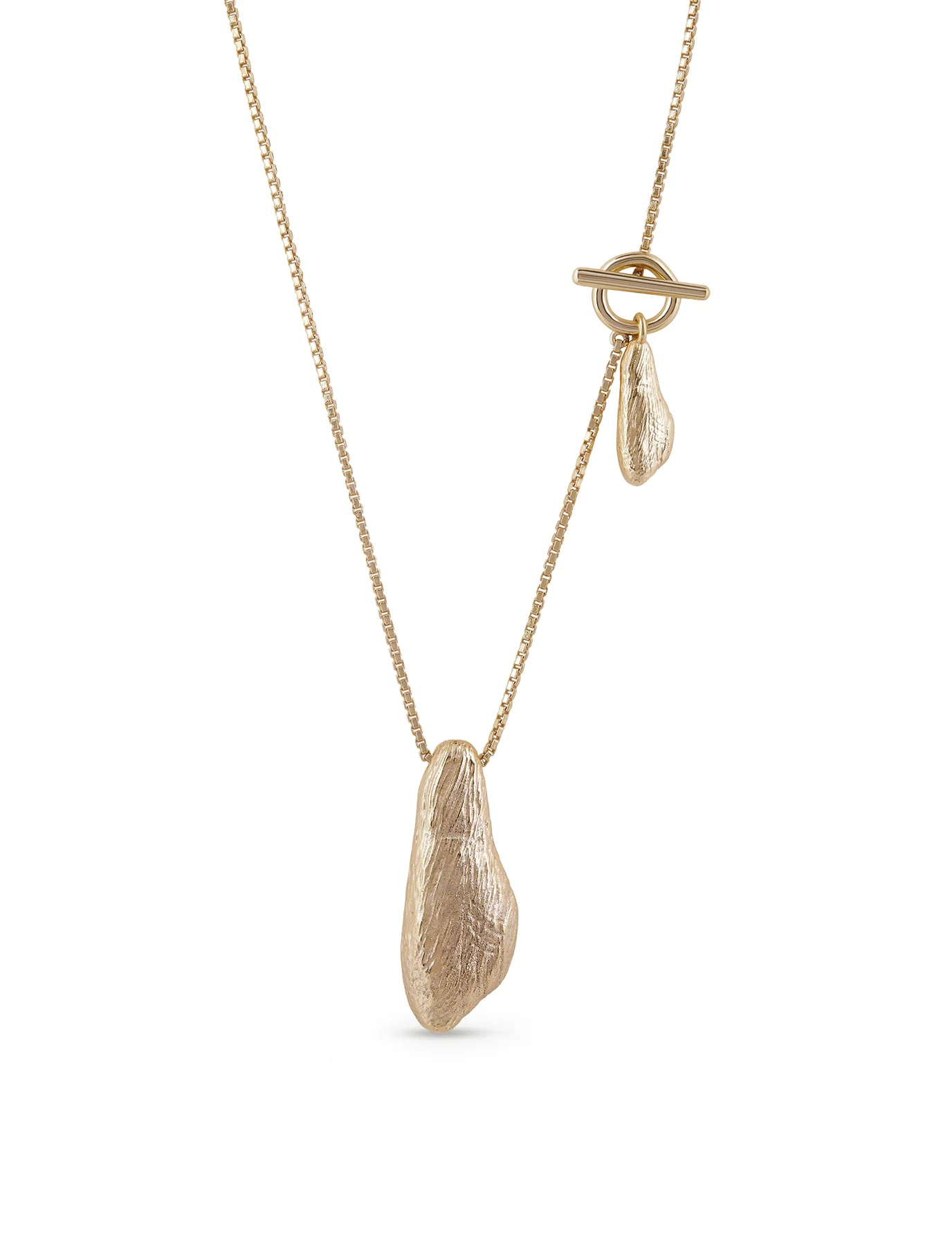 Ashen Gold Plated Pendant Necklace