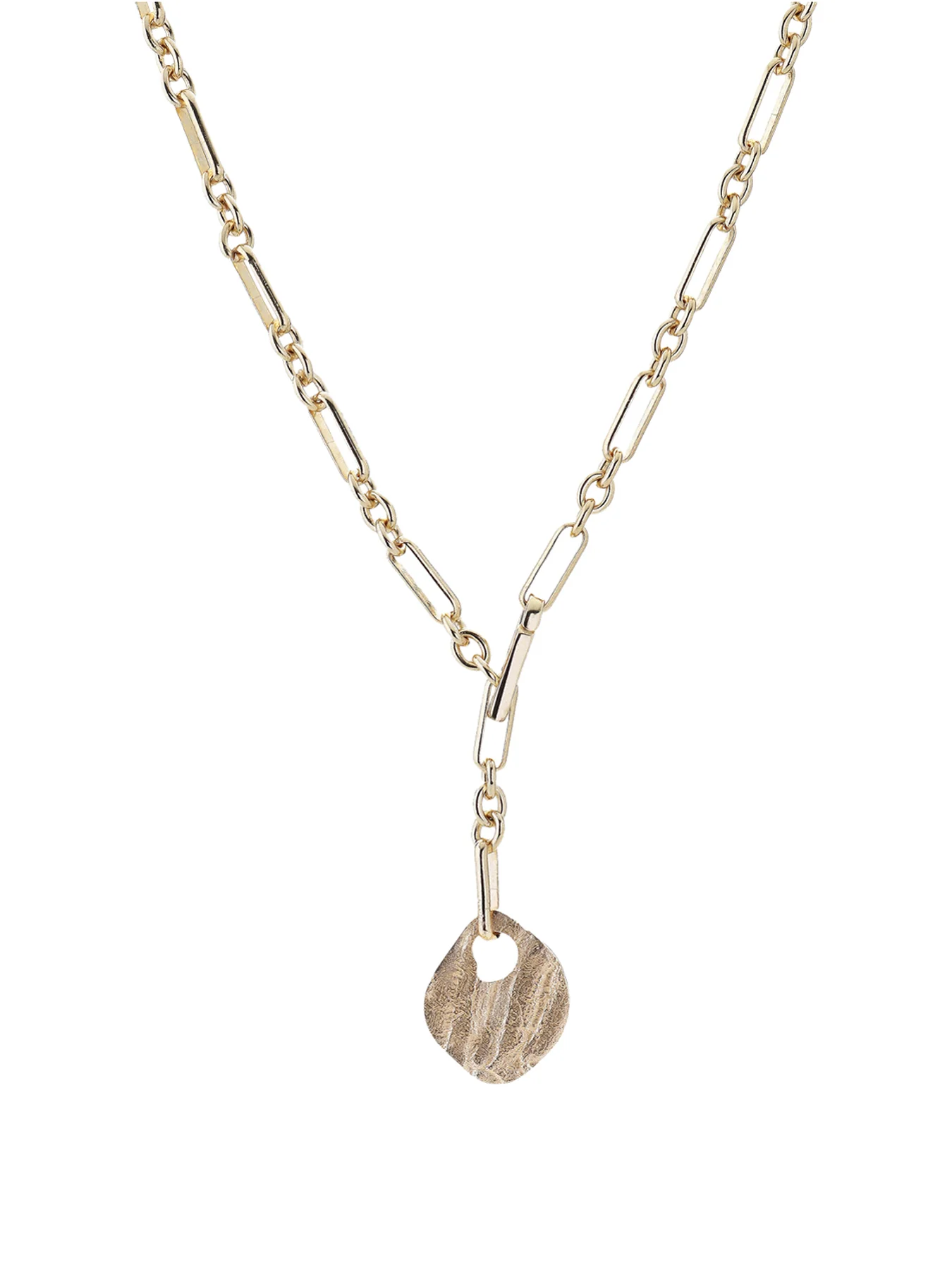 Baia Lariat Necklace Gold