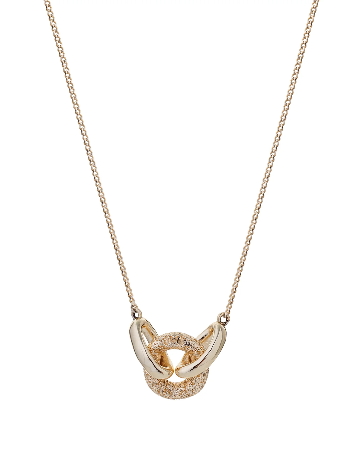 Bind Pendant Necklace Gold