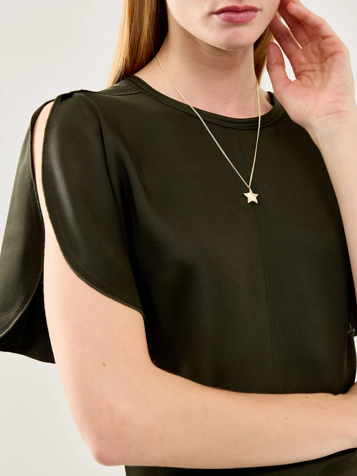 Cosma Pendant Necklace Gold - Image 2