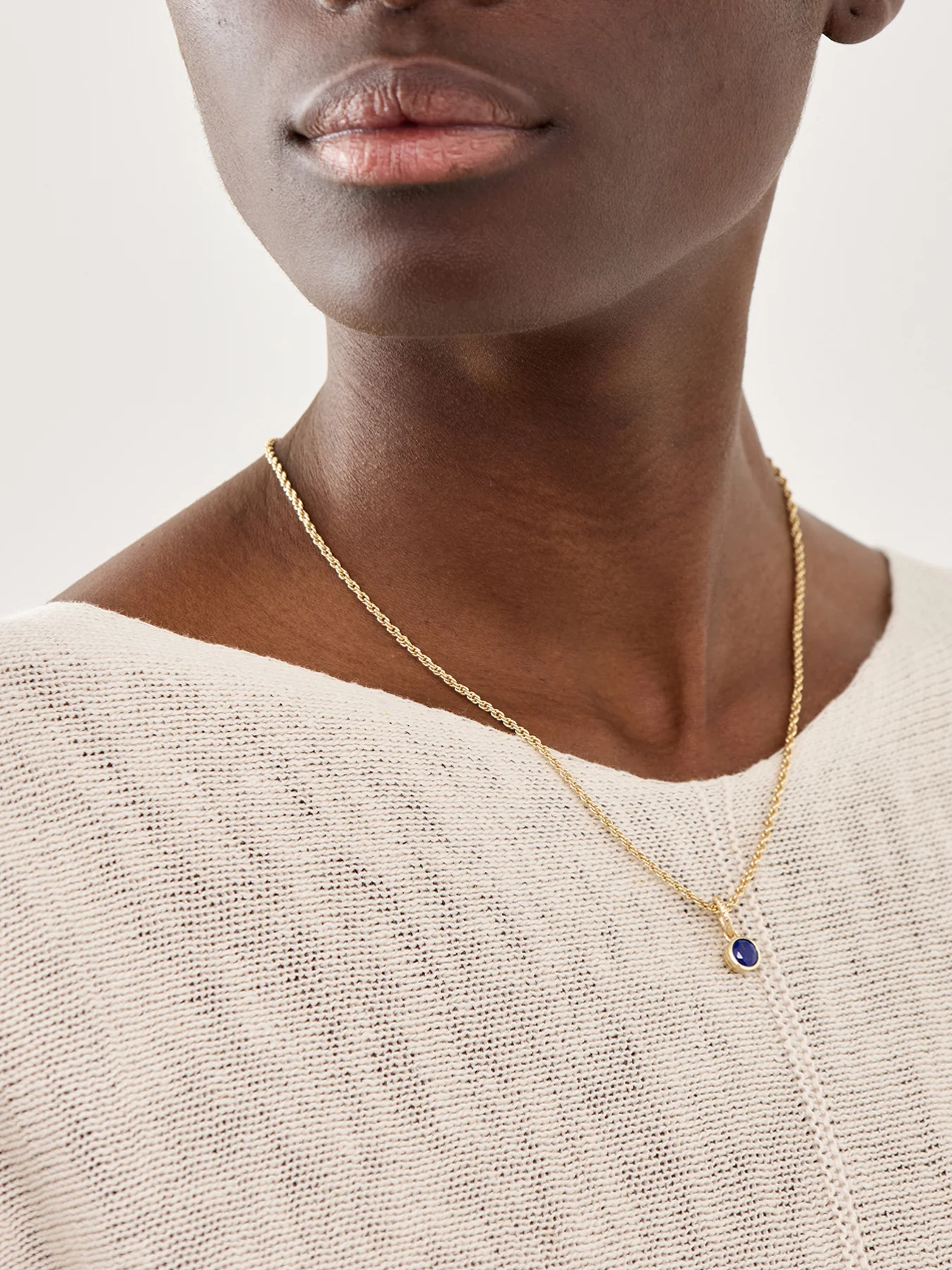 Lapis Birthstone Necklace - Image 2
