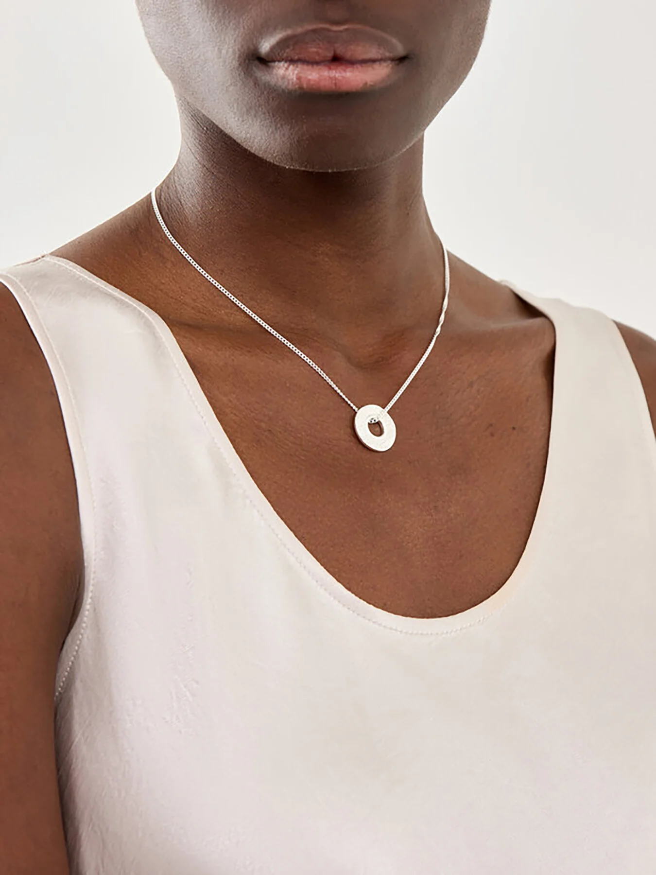 Mineral Necklace Silver Plated - Image 2