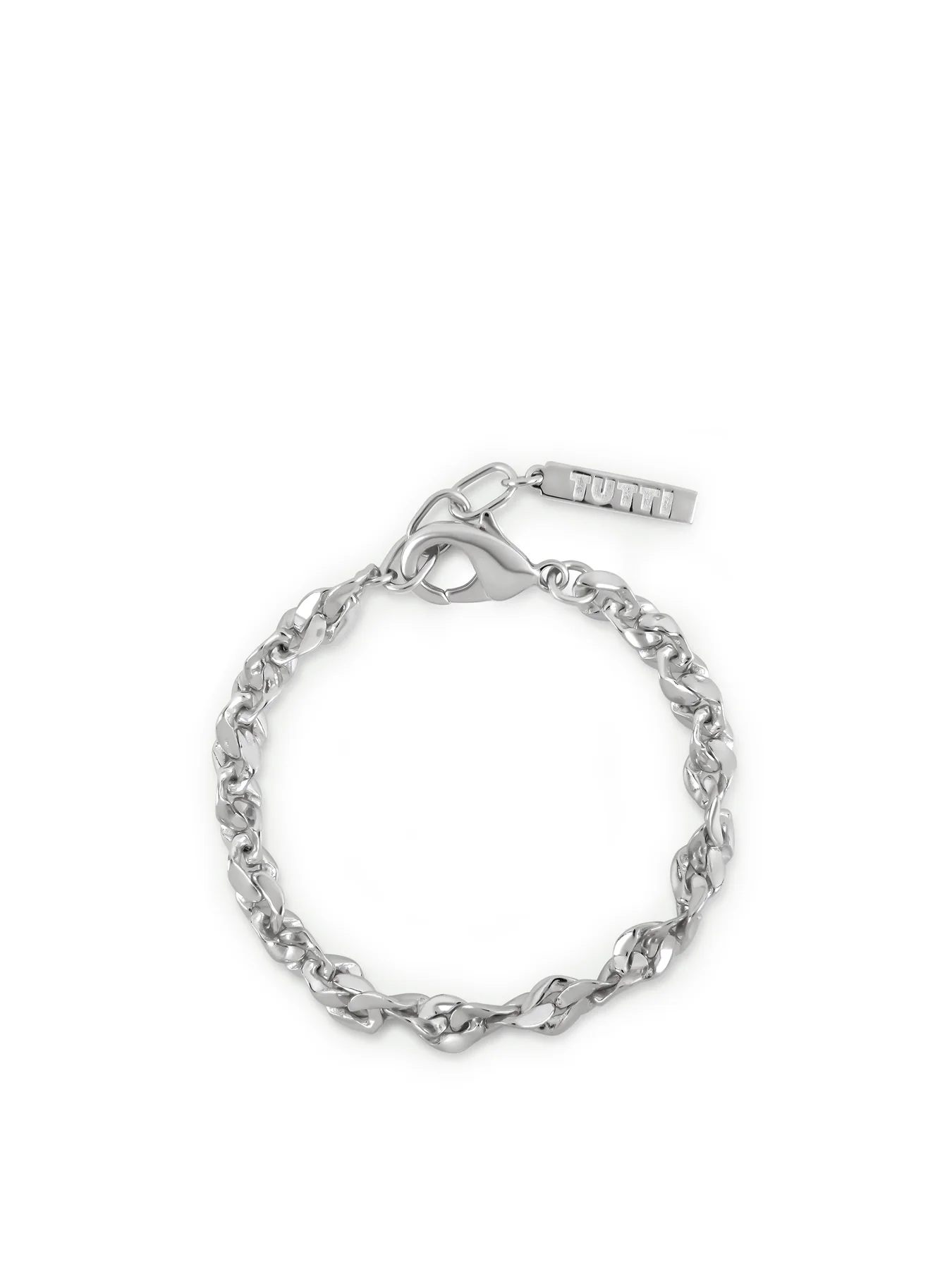 Sculpt Sterling Silver Plated Bracelet