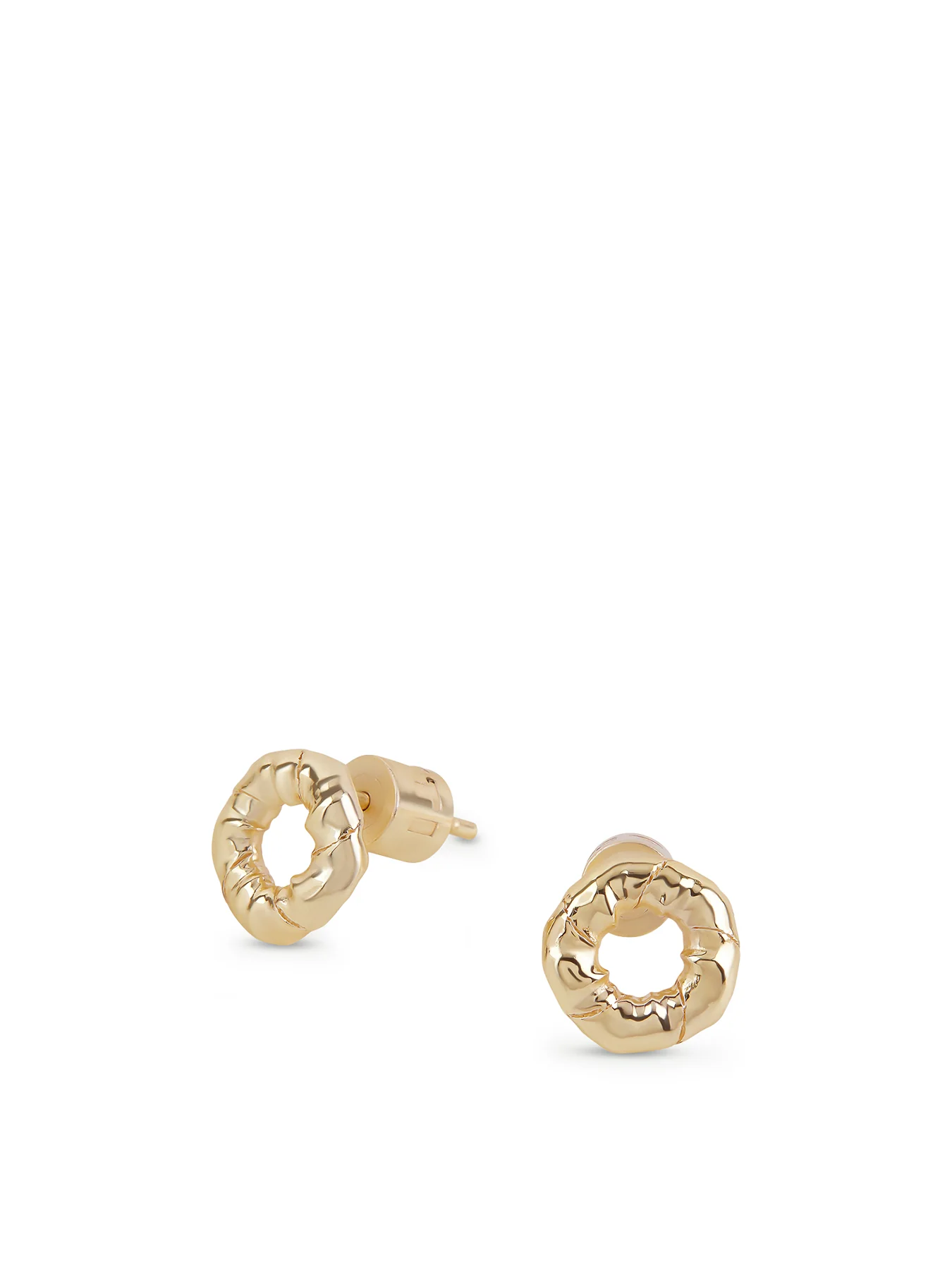 Silence Earrings Gold