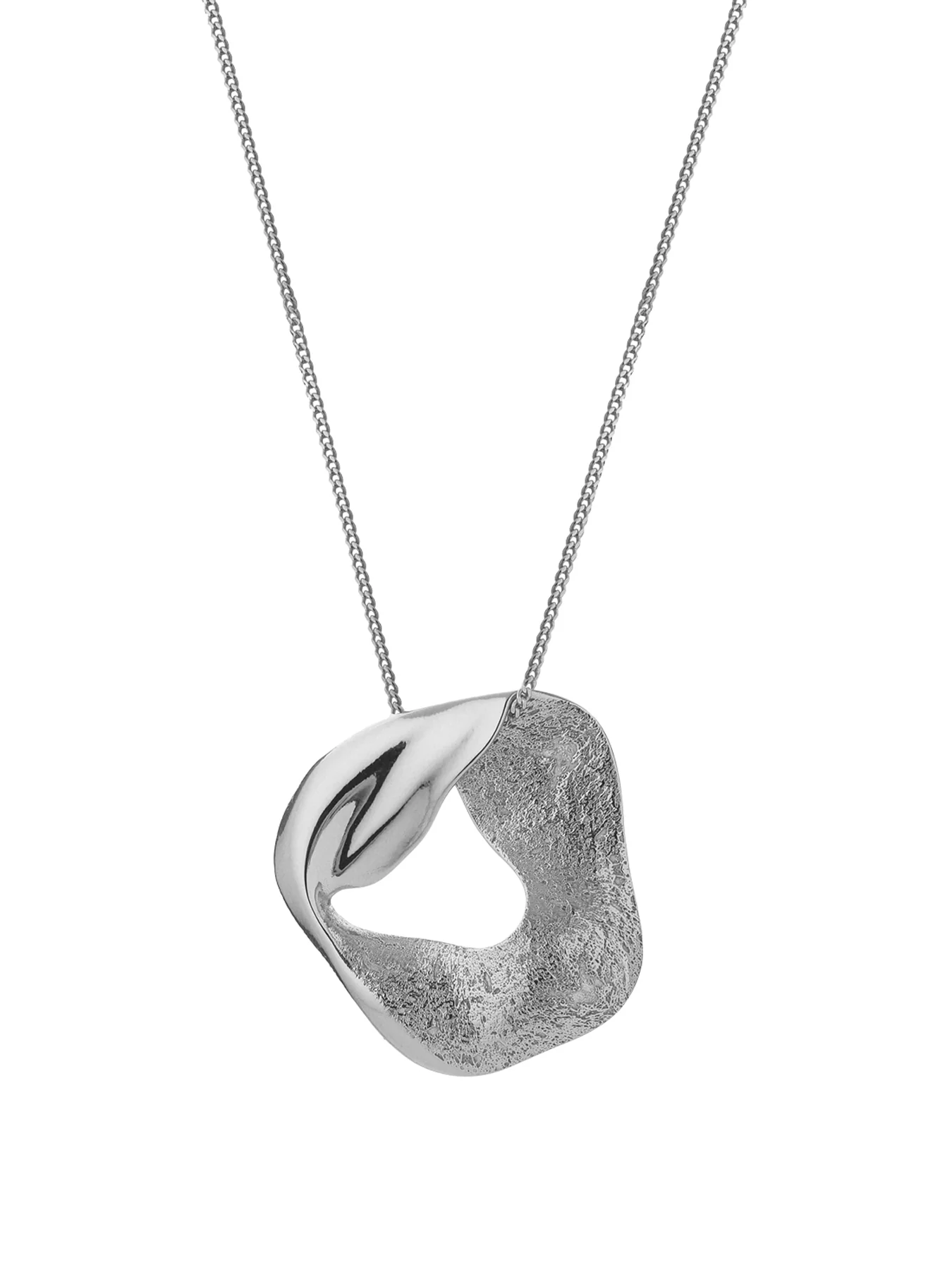 Wave Necklace Silver