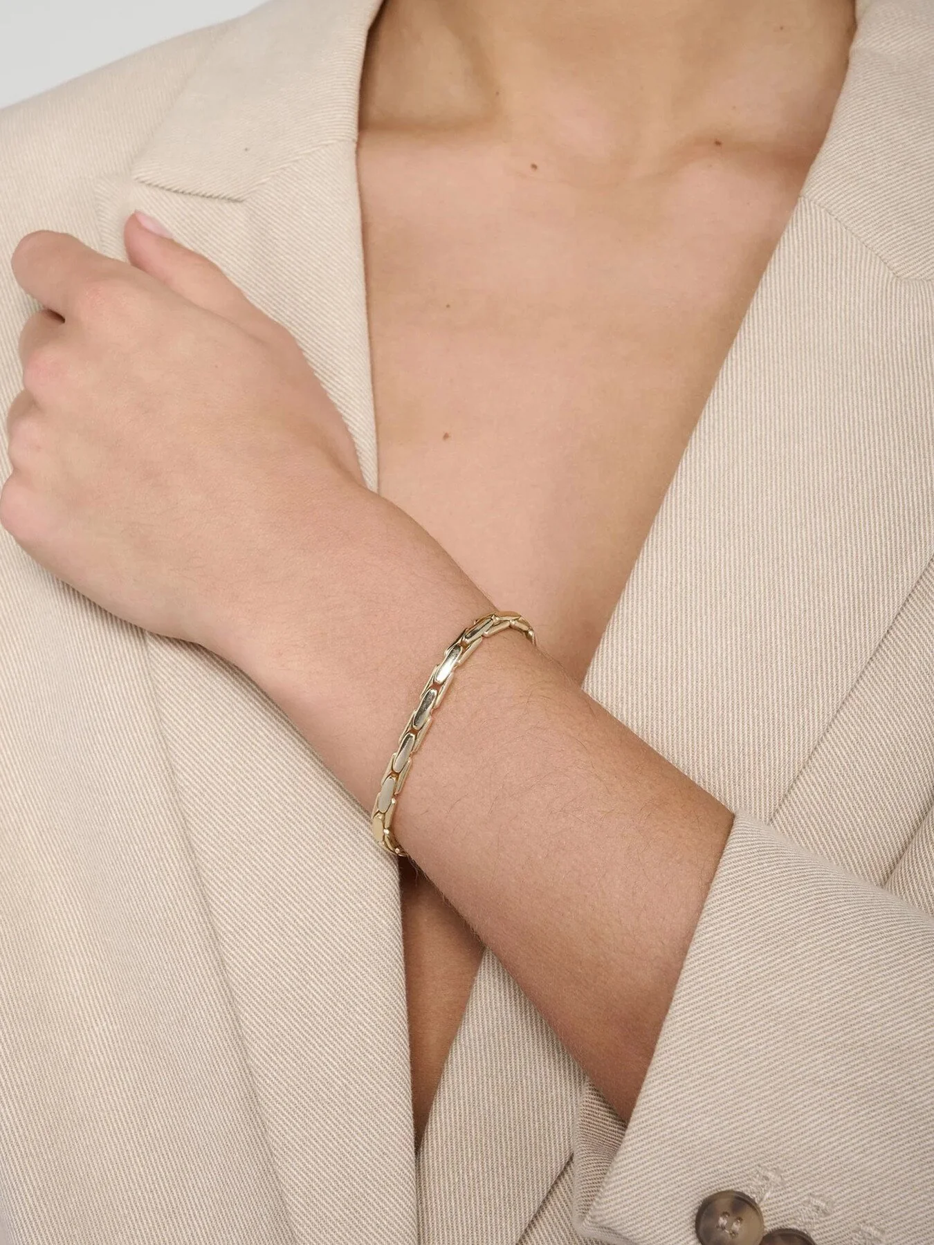 Flat Rope Chain Bracelet - Image 2
