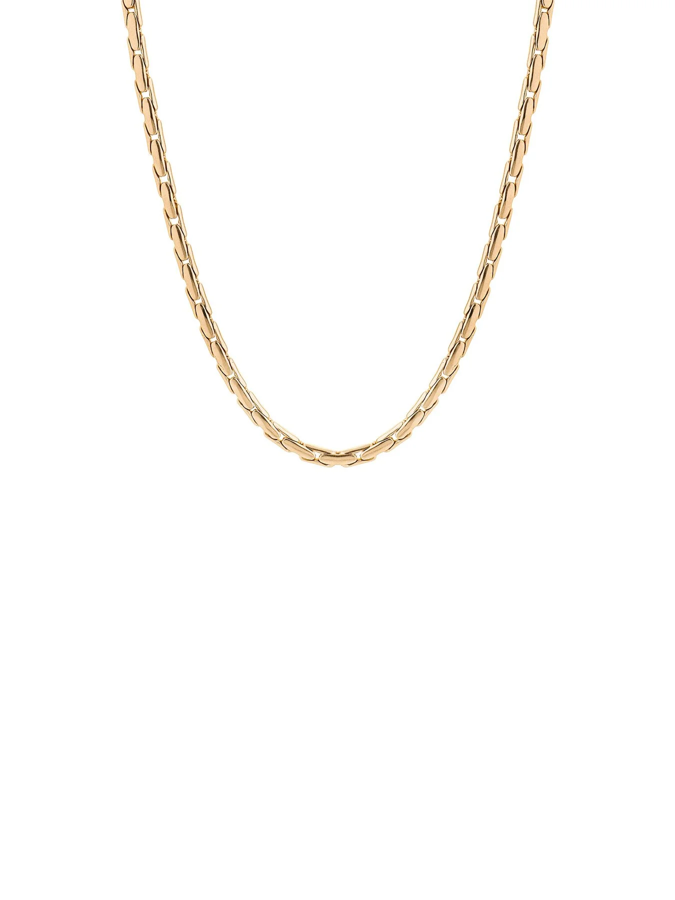 Flat Rope Chain Necklace