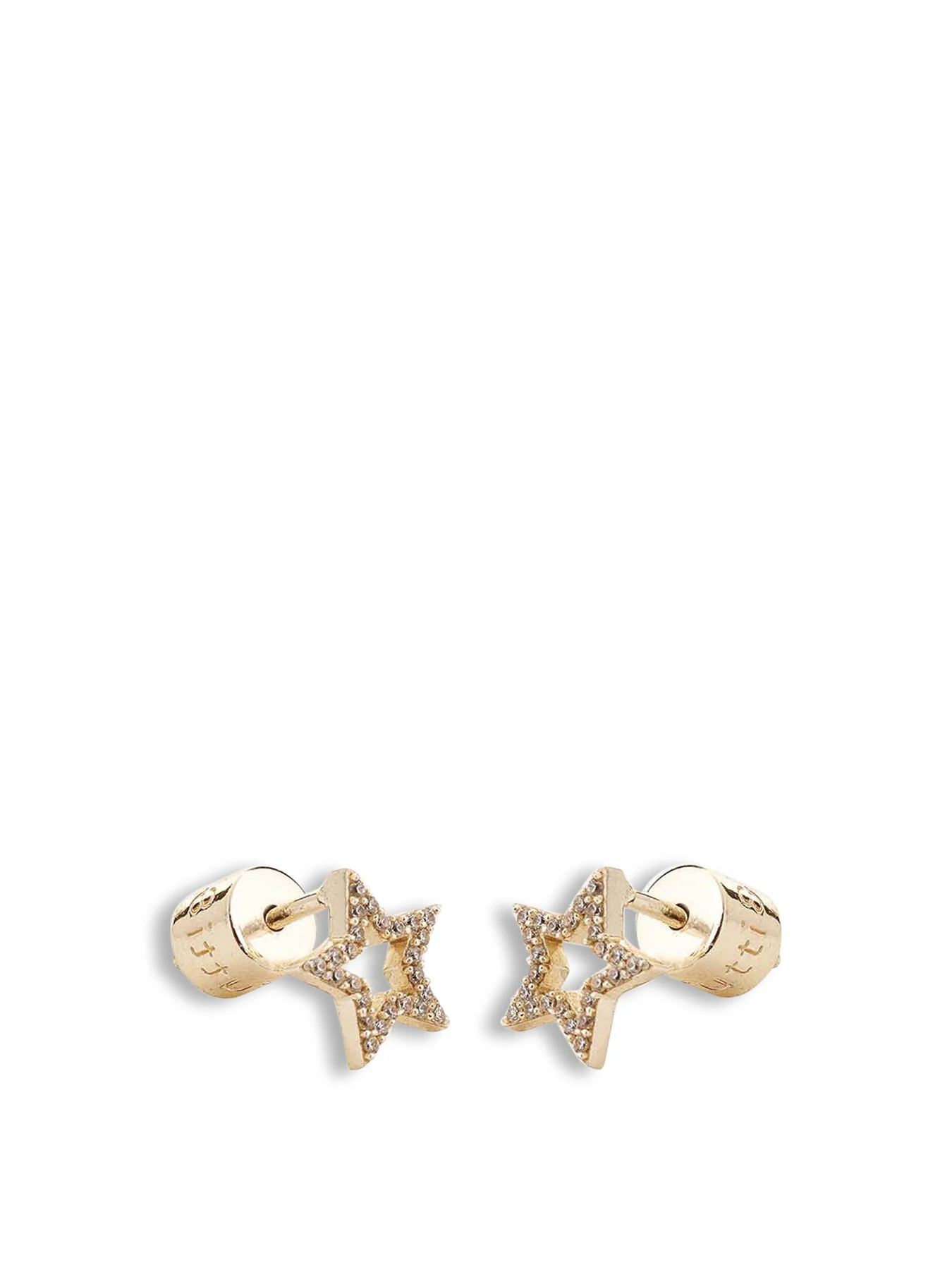 Pave Star Earrings