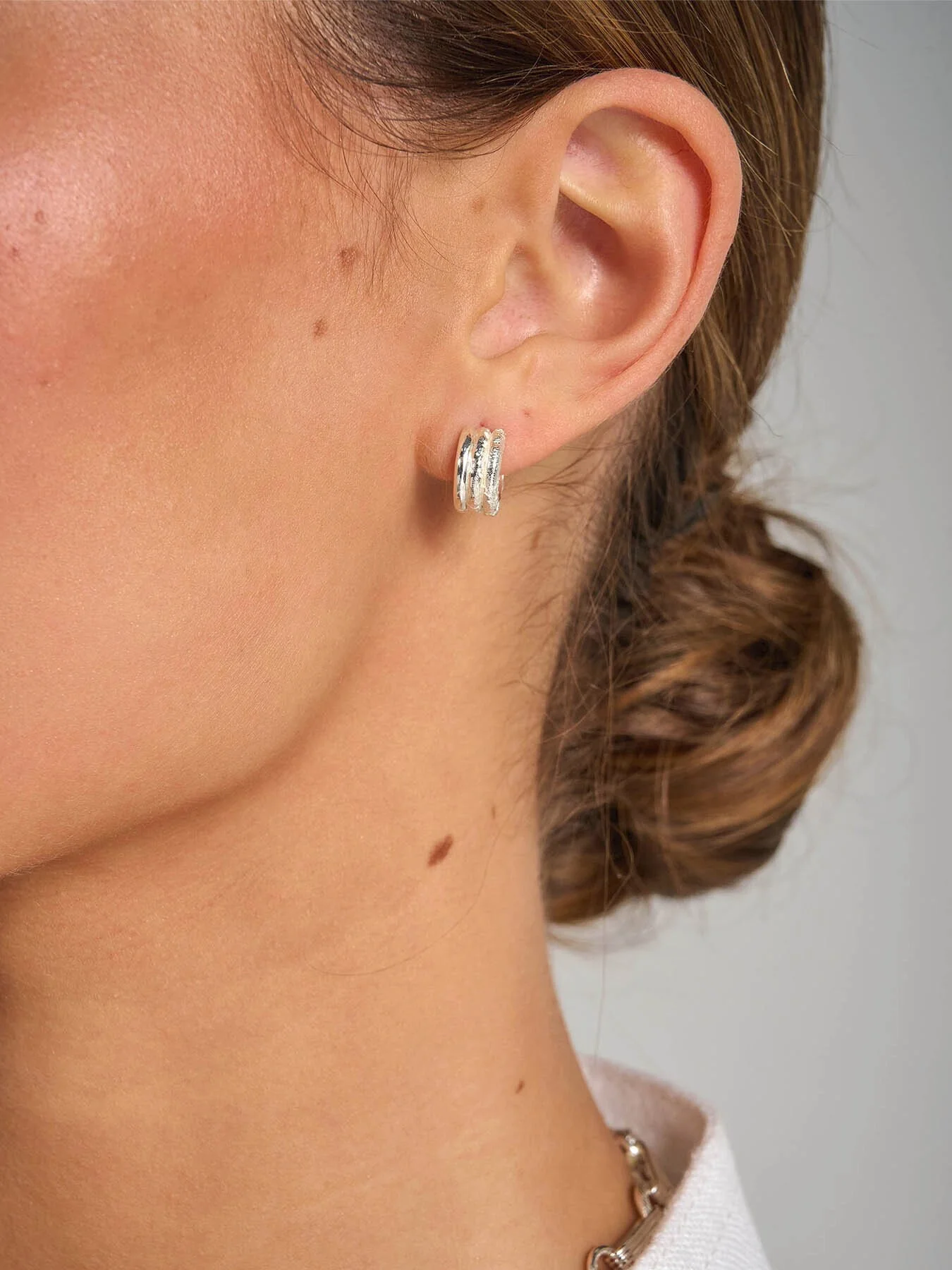Breeze Huggie Earrings - Image 2