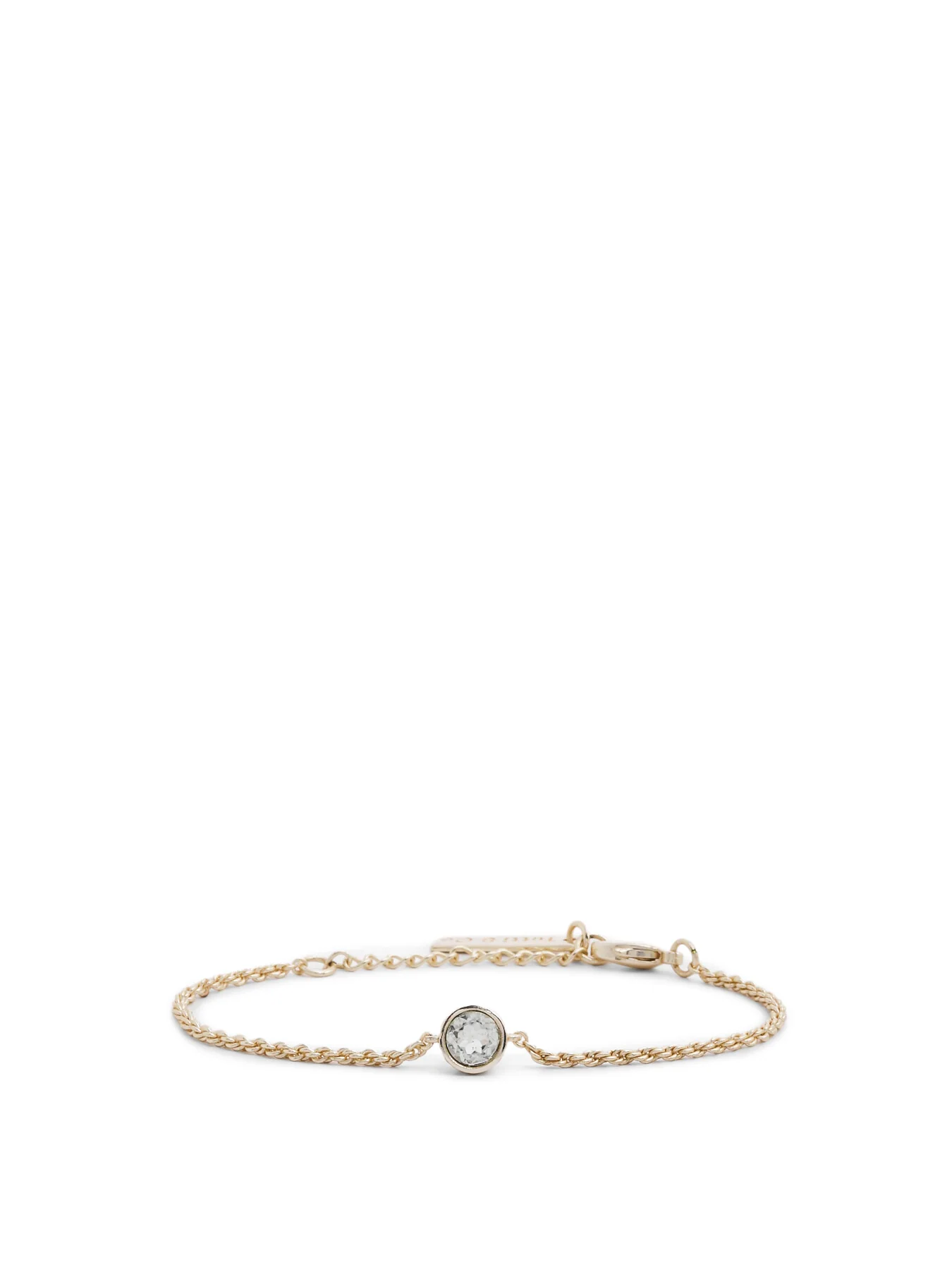 White Topaz Birthstone Bracelet