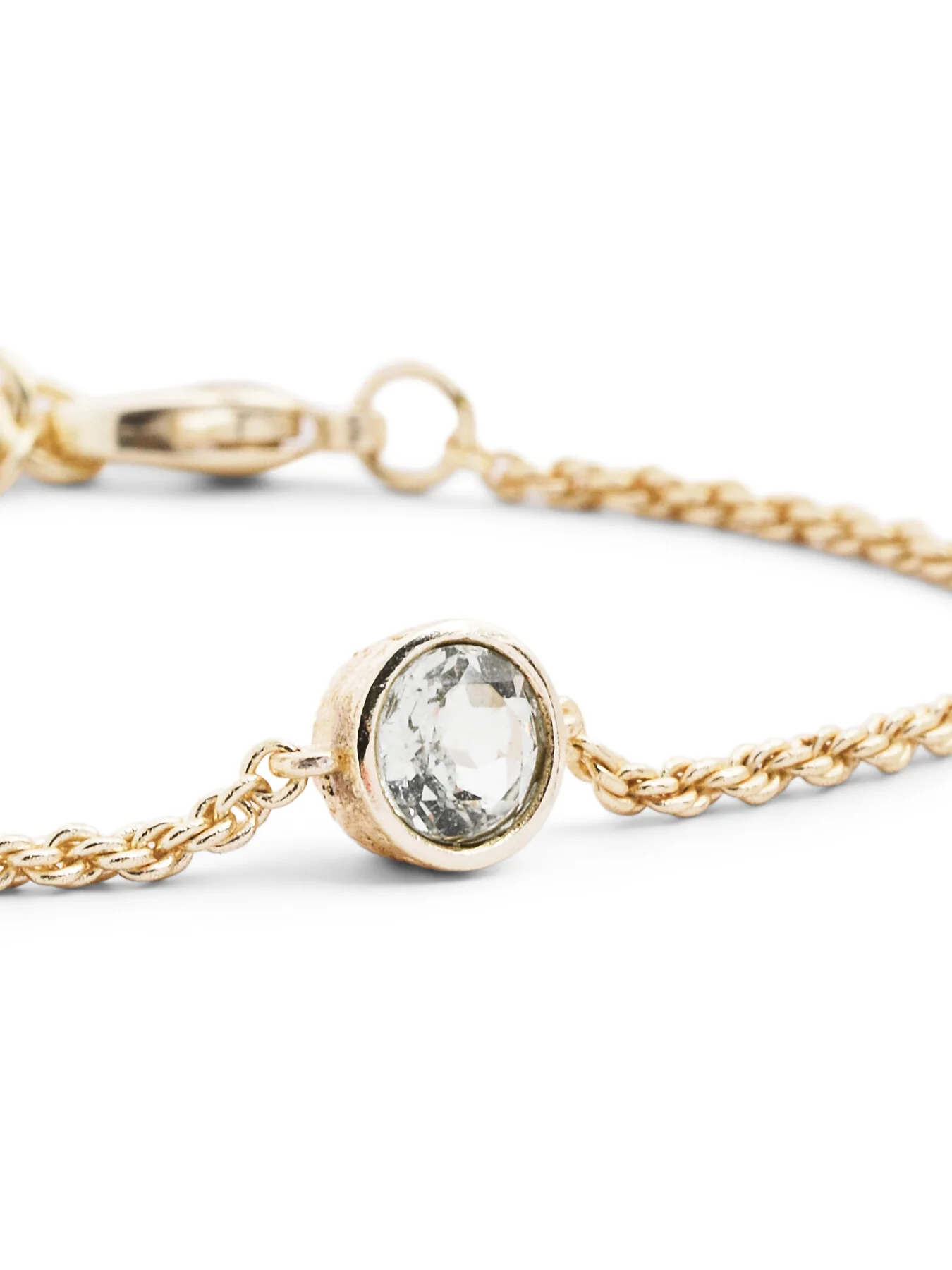 White Topaz Birthstone Bracelet - Image 3