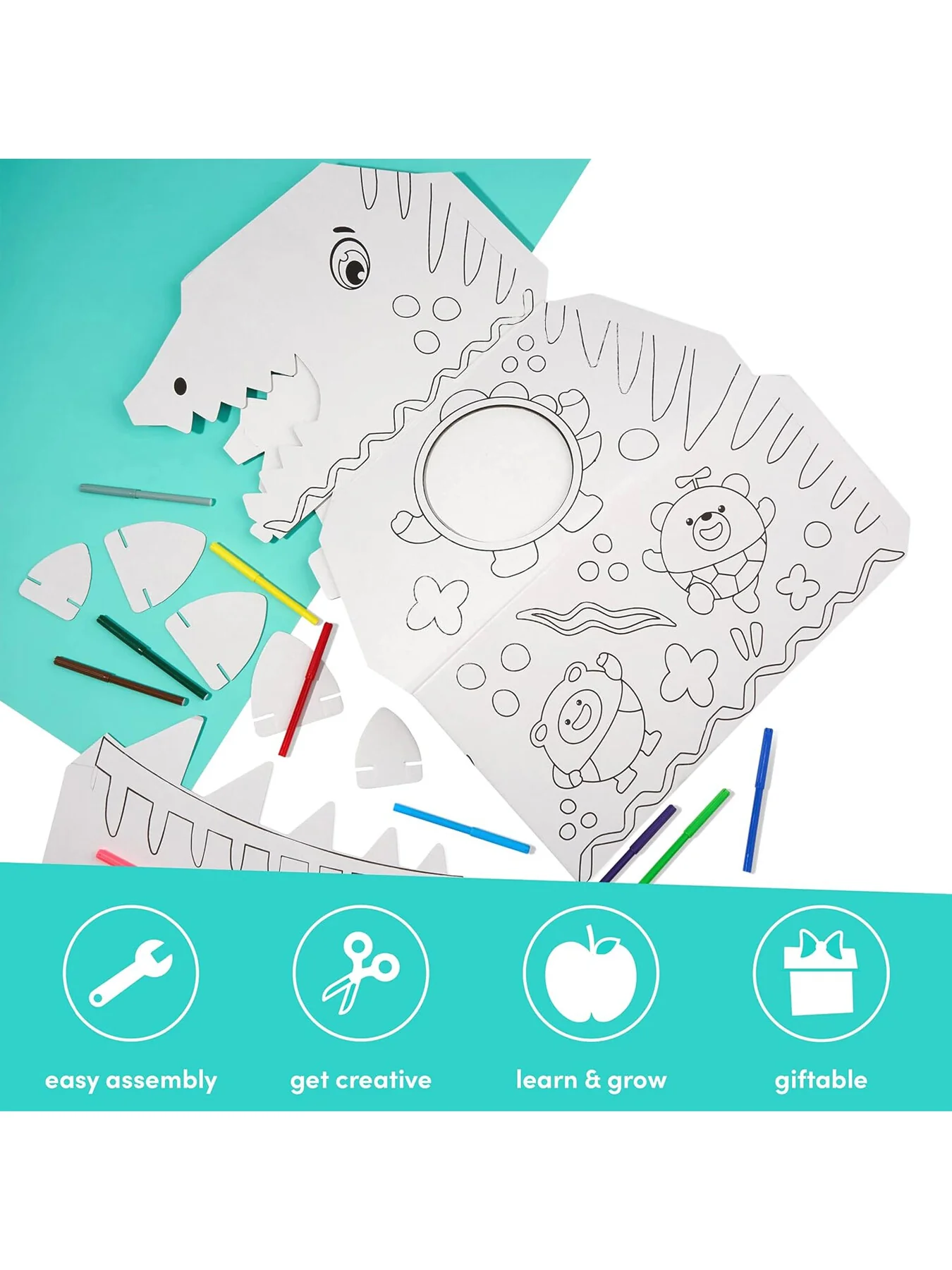 Dinosaur 3D Puzzle Dress Up - Image 2