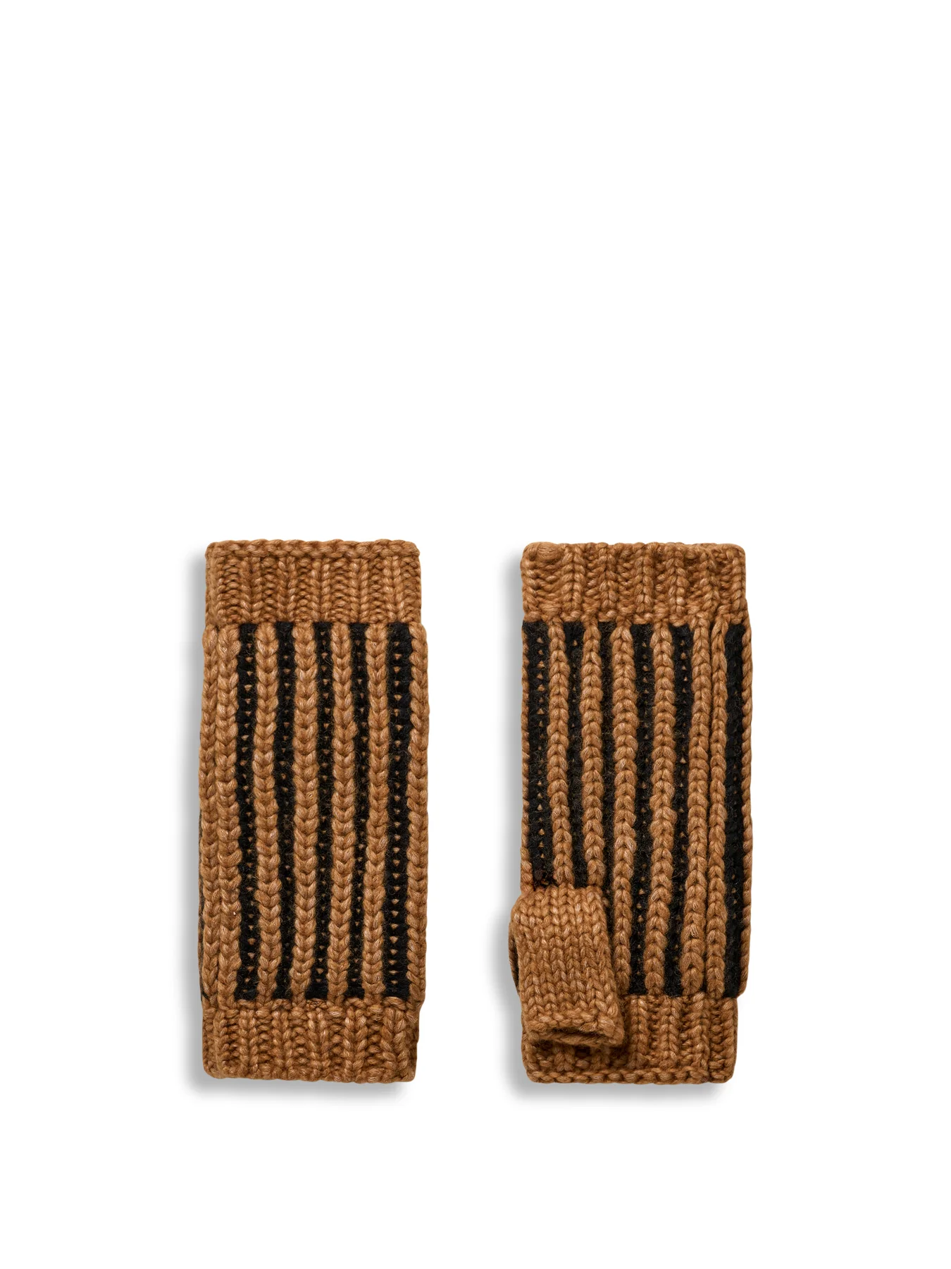 Plaited Hat and Scarf Gift set Black - Image 2