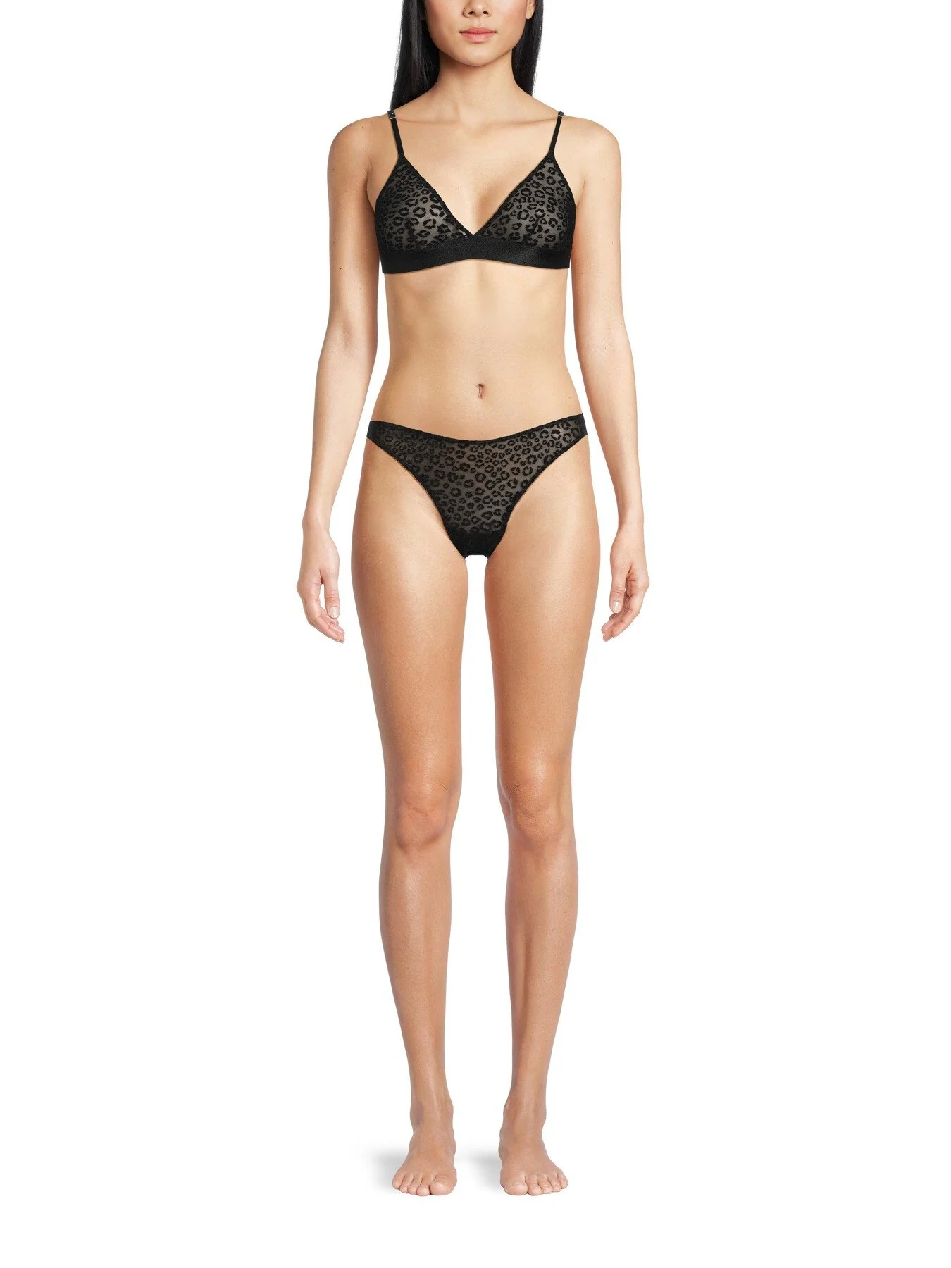 Mesh Triangle Bralette - Image 2