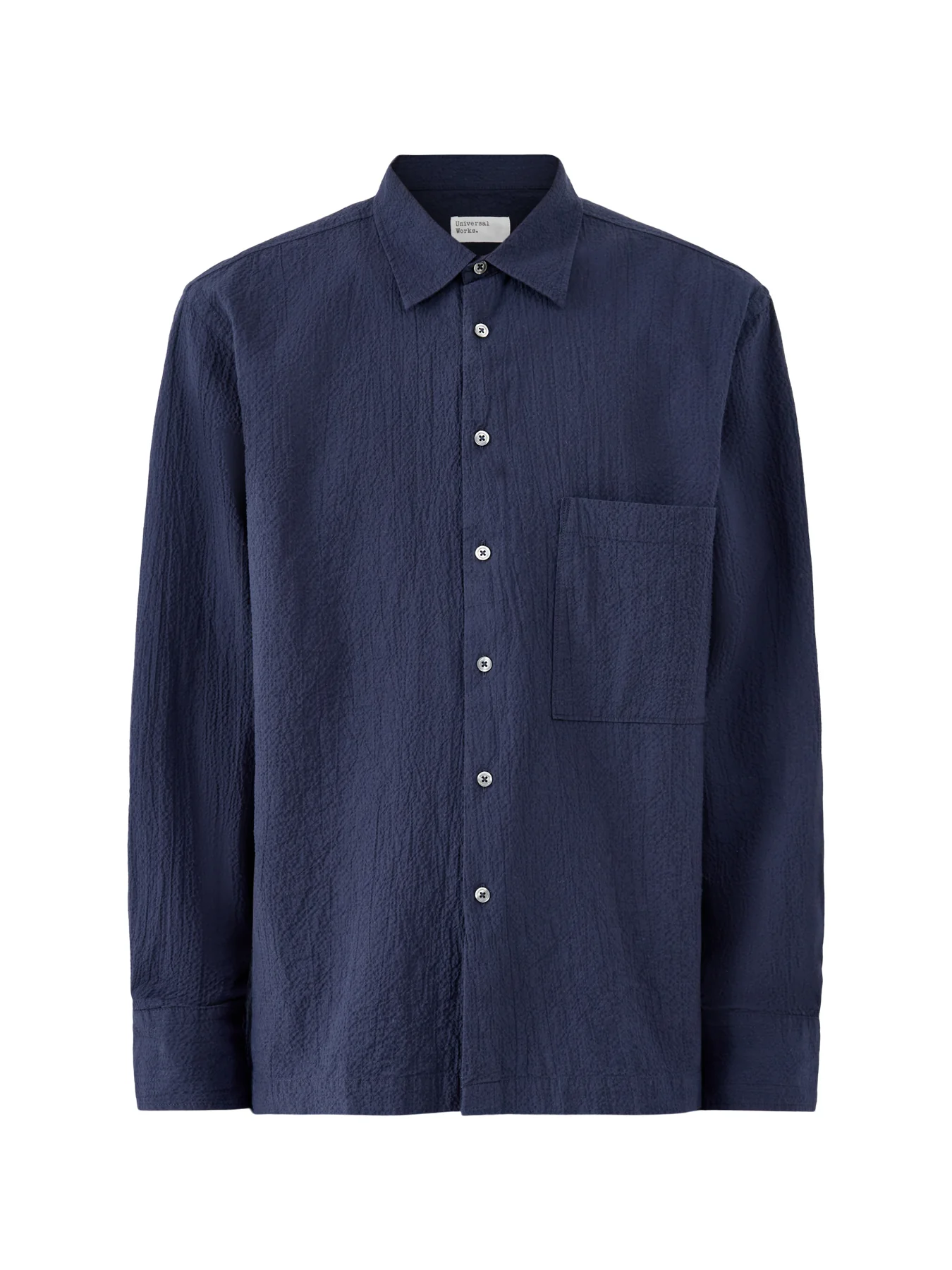 Lucky Cotton Shirt Navy