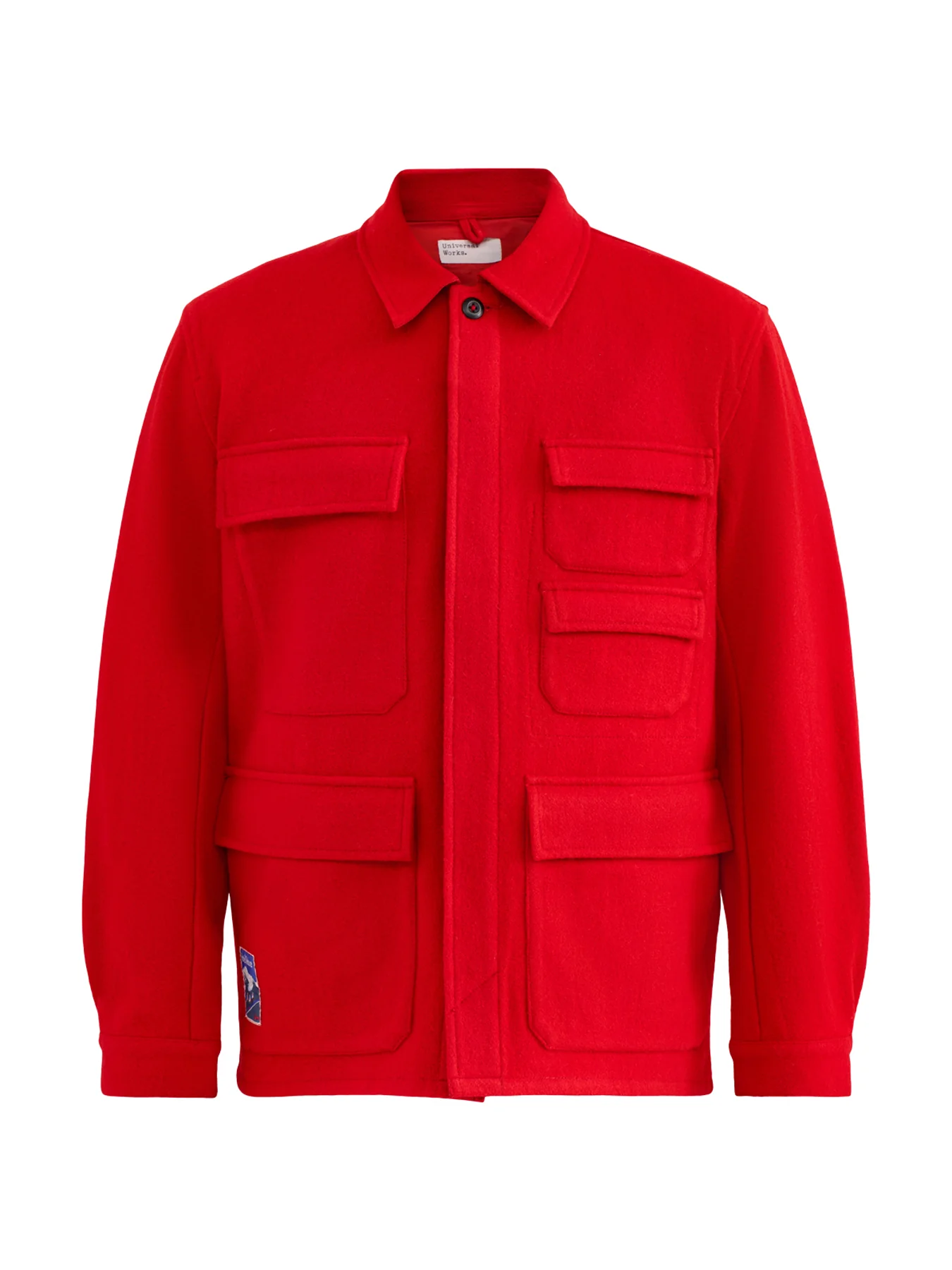 Military Fatigue Jacket Red