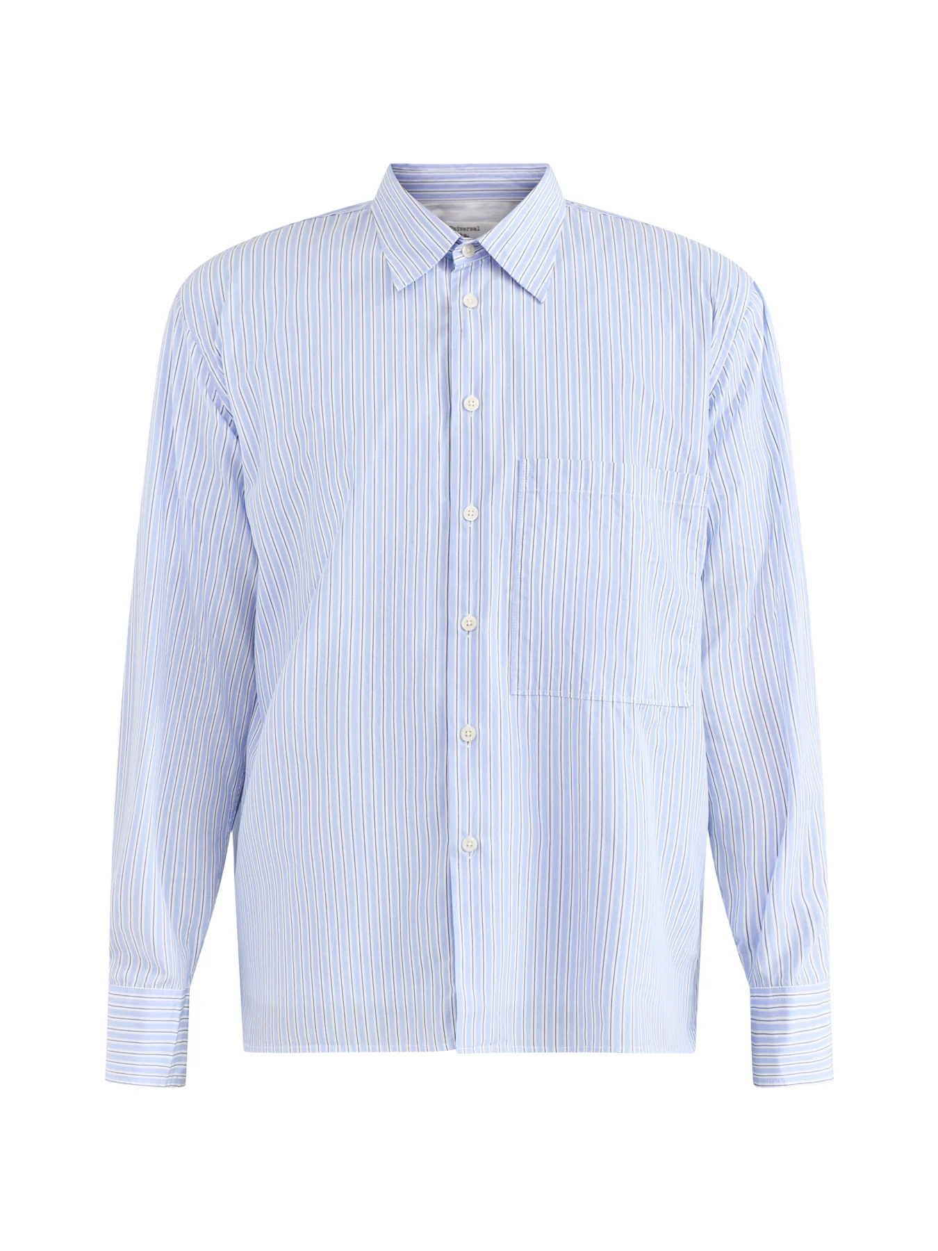Square Pocket Shirt Blue