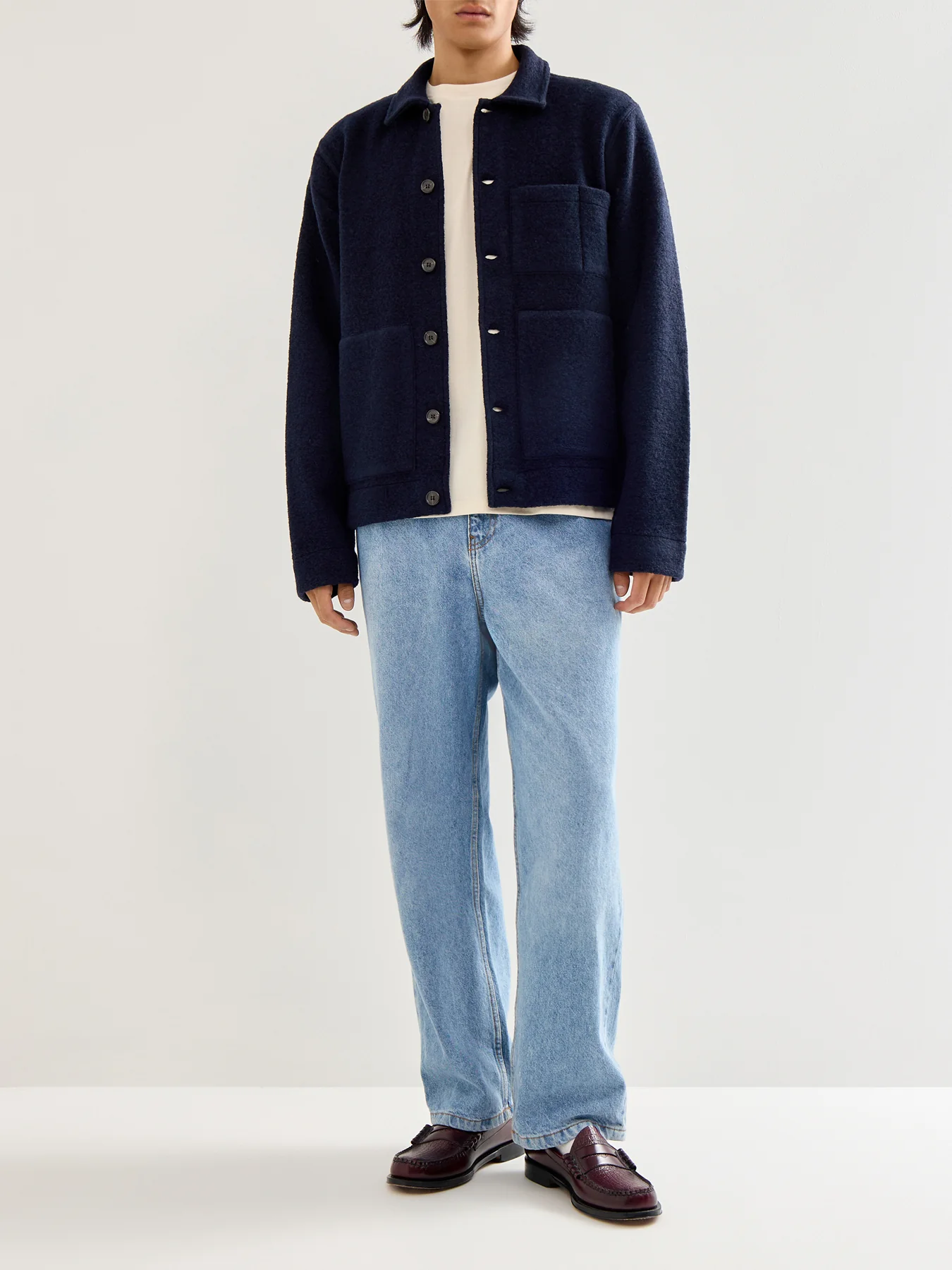 Uniform Wool Jacket Navy - Image 2